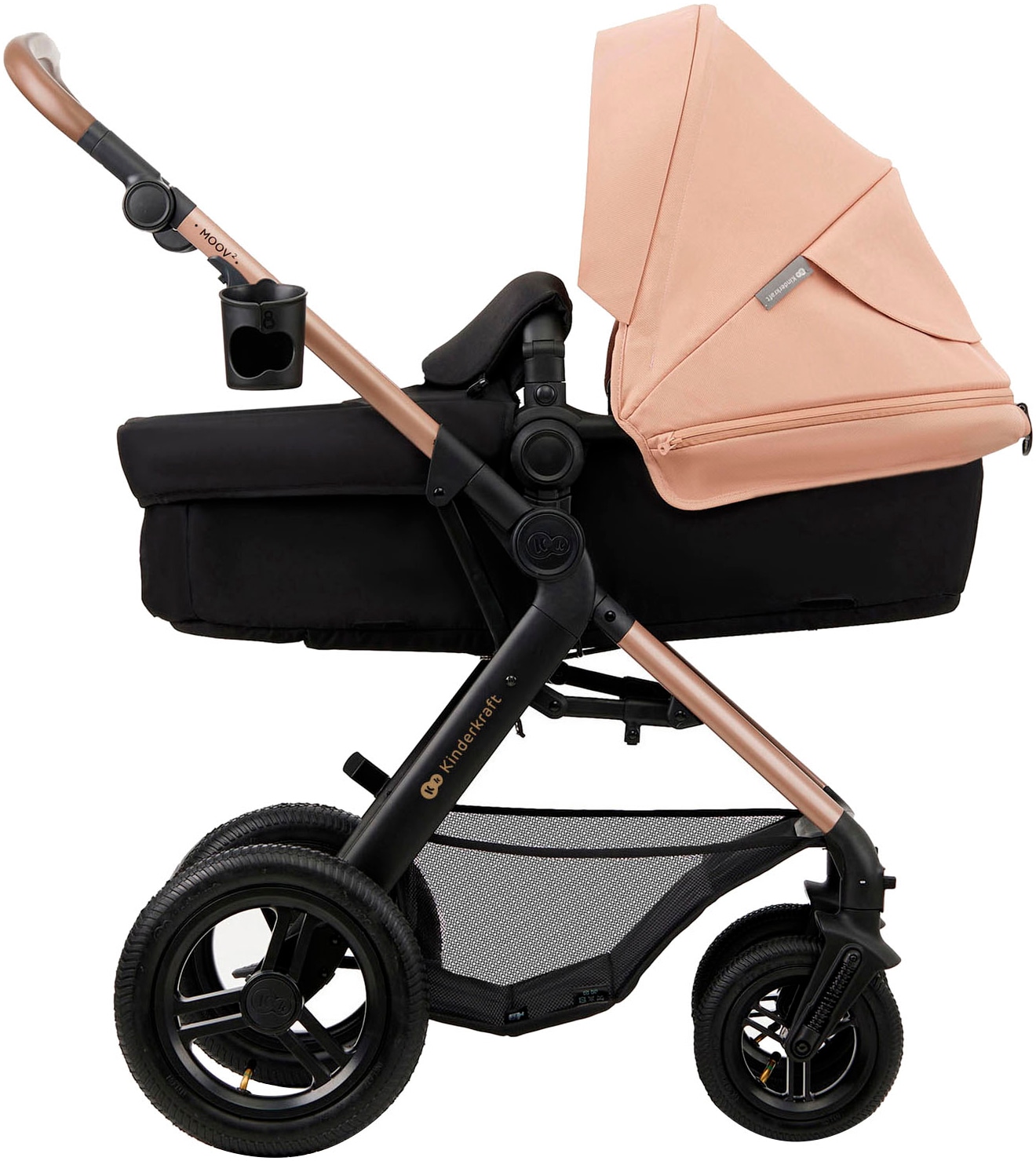 Kinderkraft Kombi-Kinderwagen »MOOV 2 4in1 AIR« 27 kg mit Luftreifen