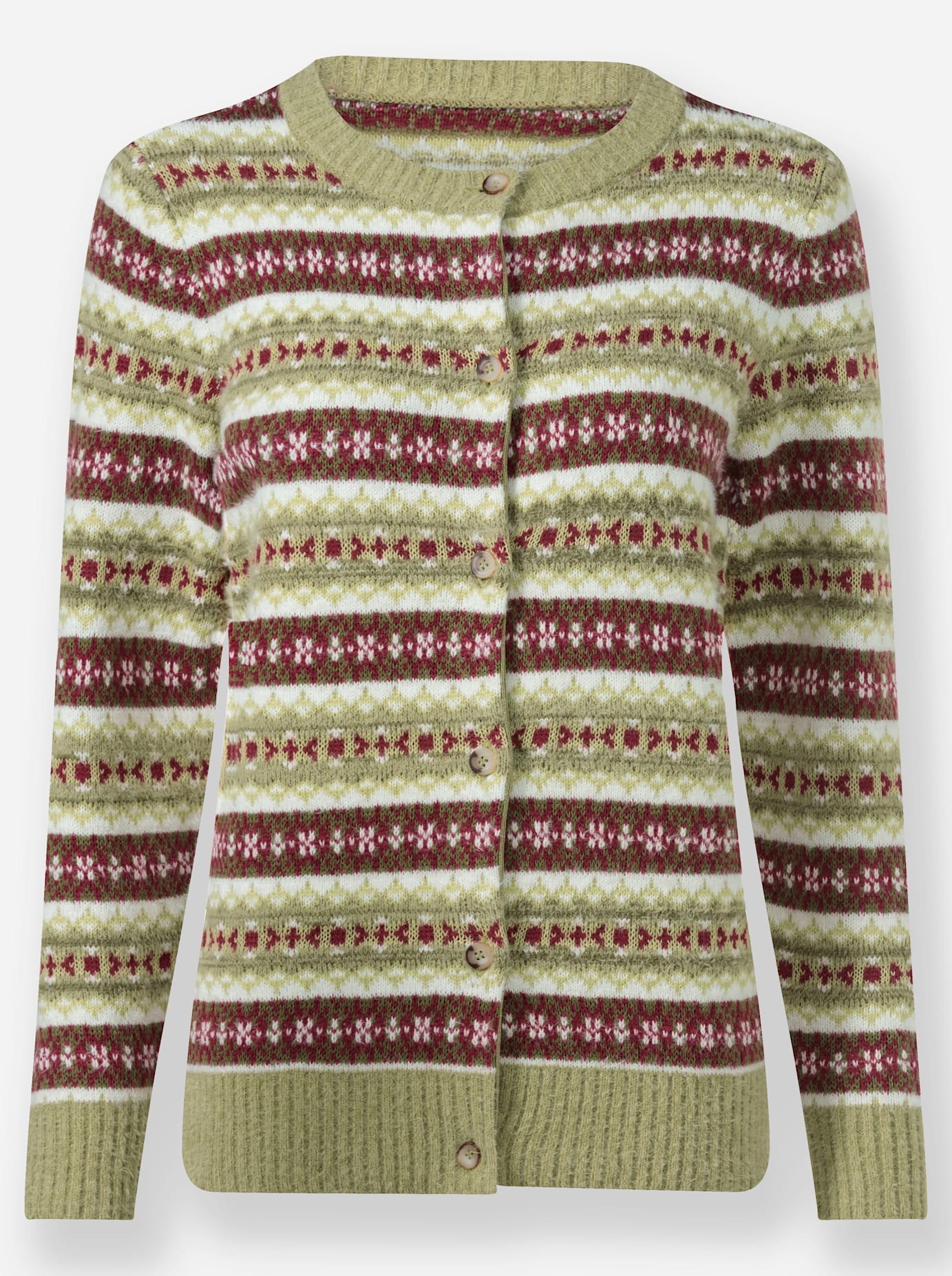 Thumbnail - Inspirationen Jacquardstrickjacke