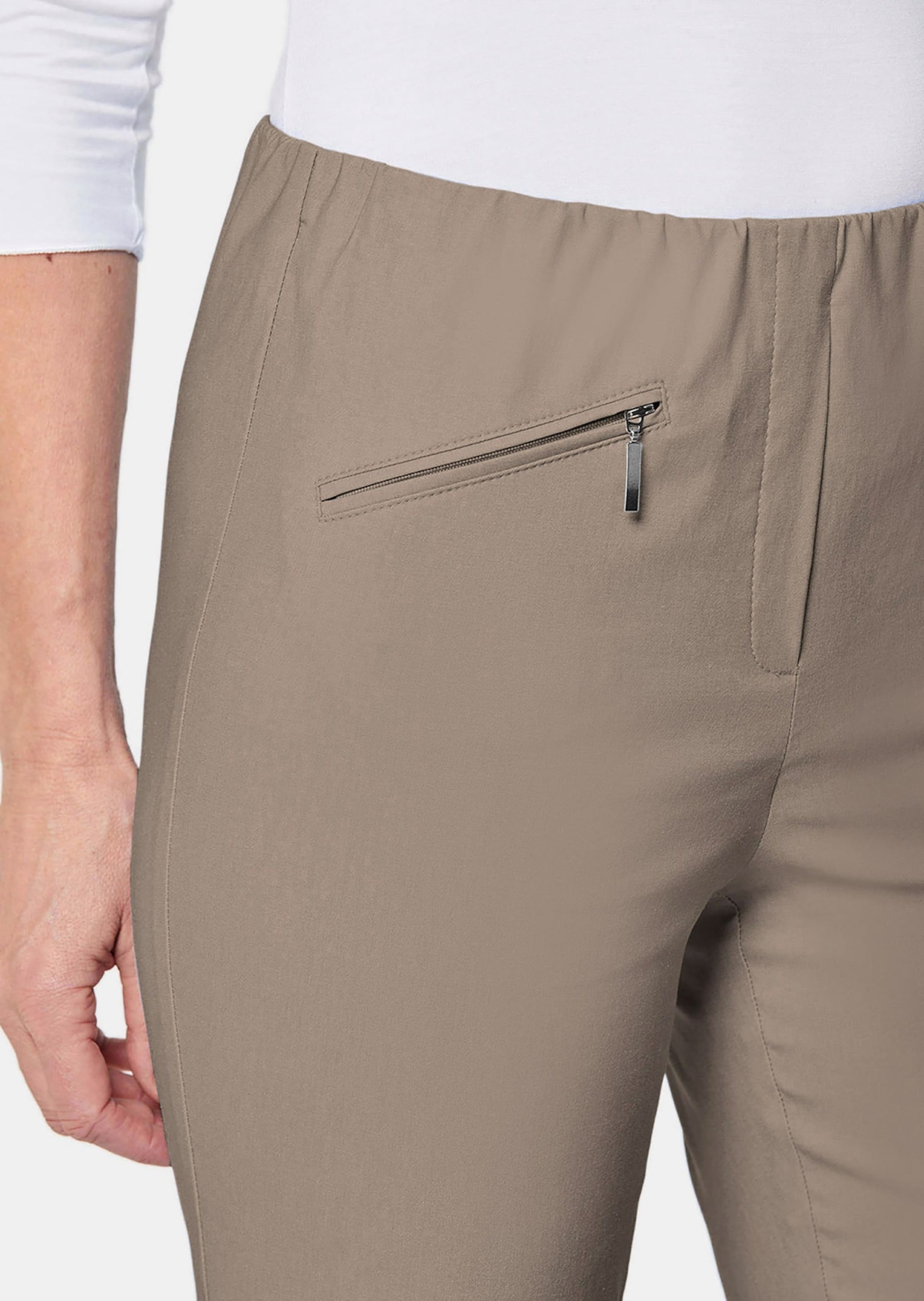 GOLDNER 2-in-1-Hose »Bengalinhose LOUISA Superelastische Hose LOUISA mit Reißverschlusstaschen«