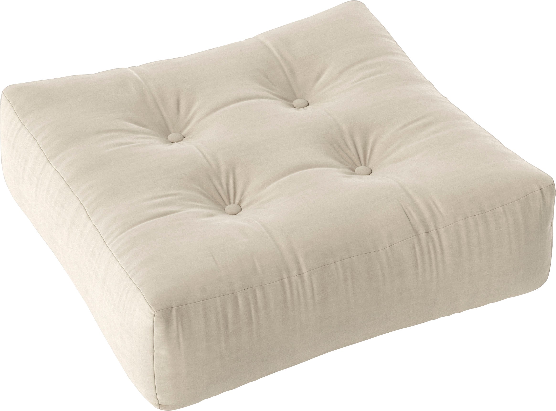 Karup Design Pouf "More Pouf - Multifunktionales und bequemes Bodenkissen" Flexibel einsetzbar, stapelbar & in vielen Farben erhältlich