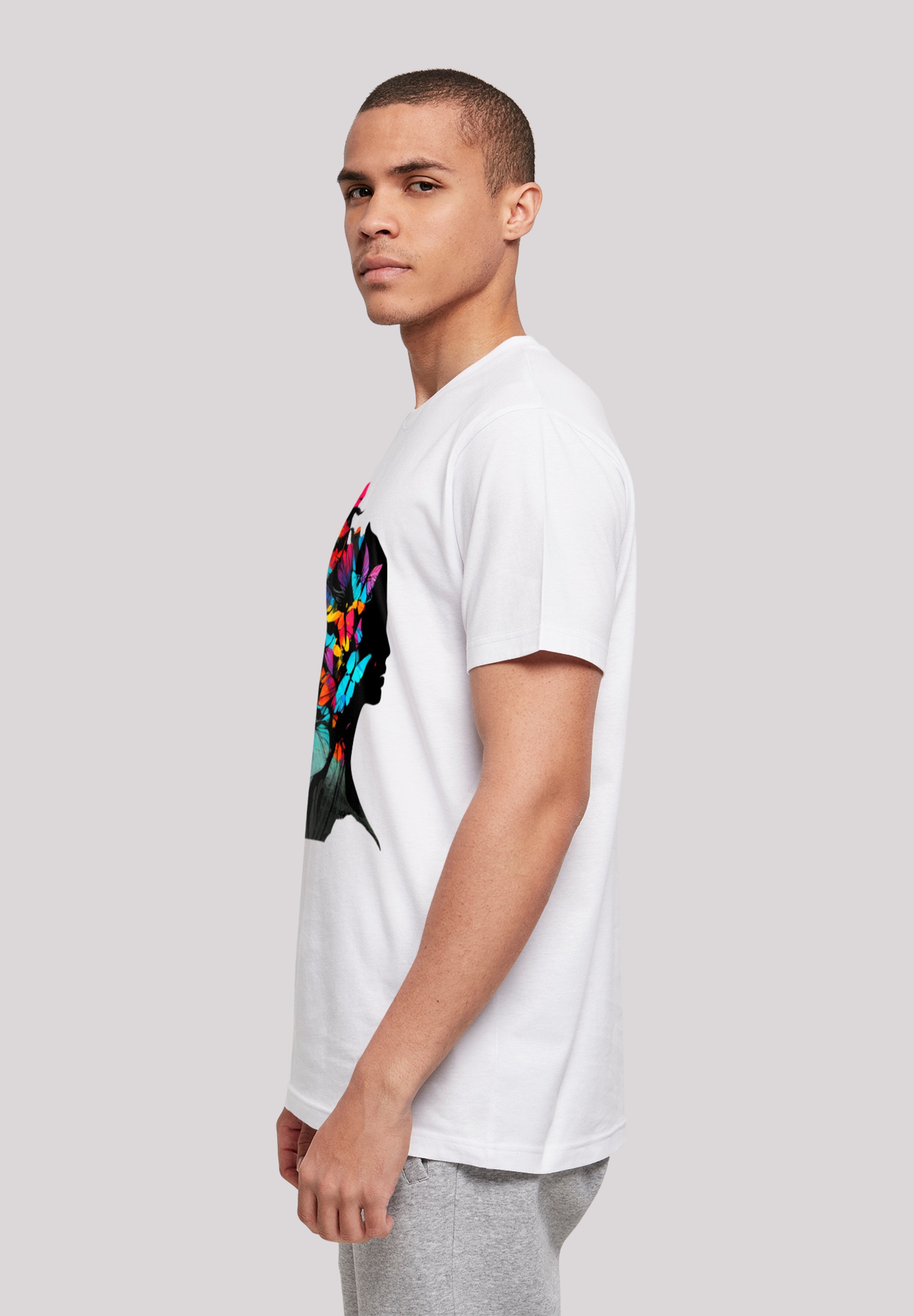 F4NT4STIC T-Shirt »Schmetterling Silhouette TEE UNISEX«, Keine Angabe ▷ für  | BAUR | T-Shirts