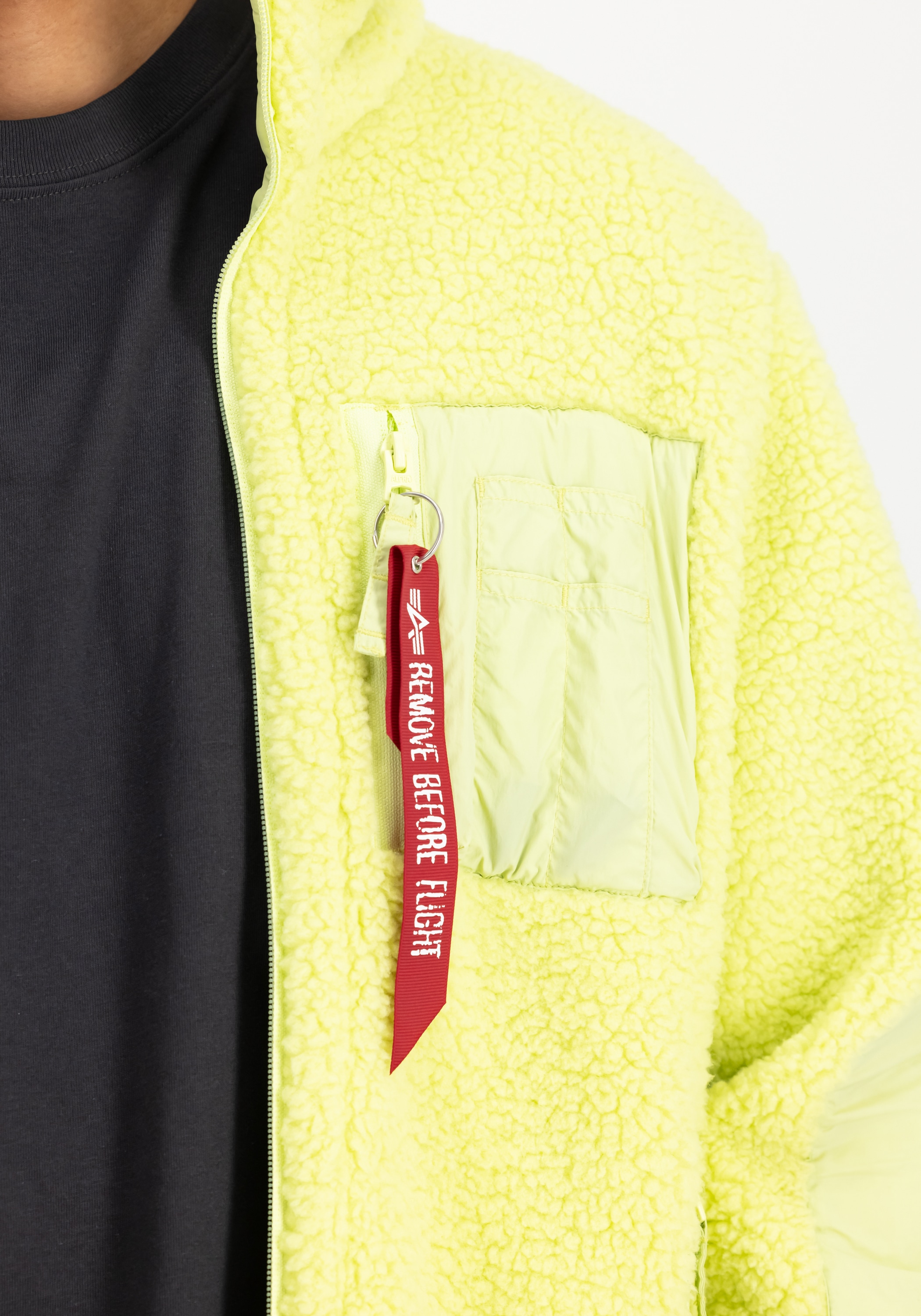 Alpha Industries Funktionsjacke »Sherpa Zip-Jacket Utility Jacke«
