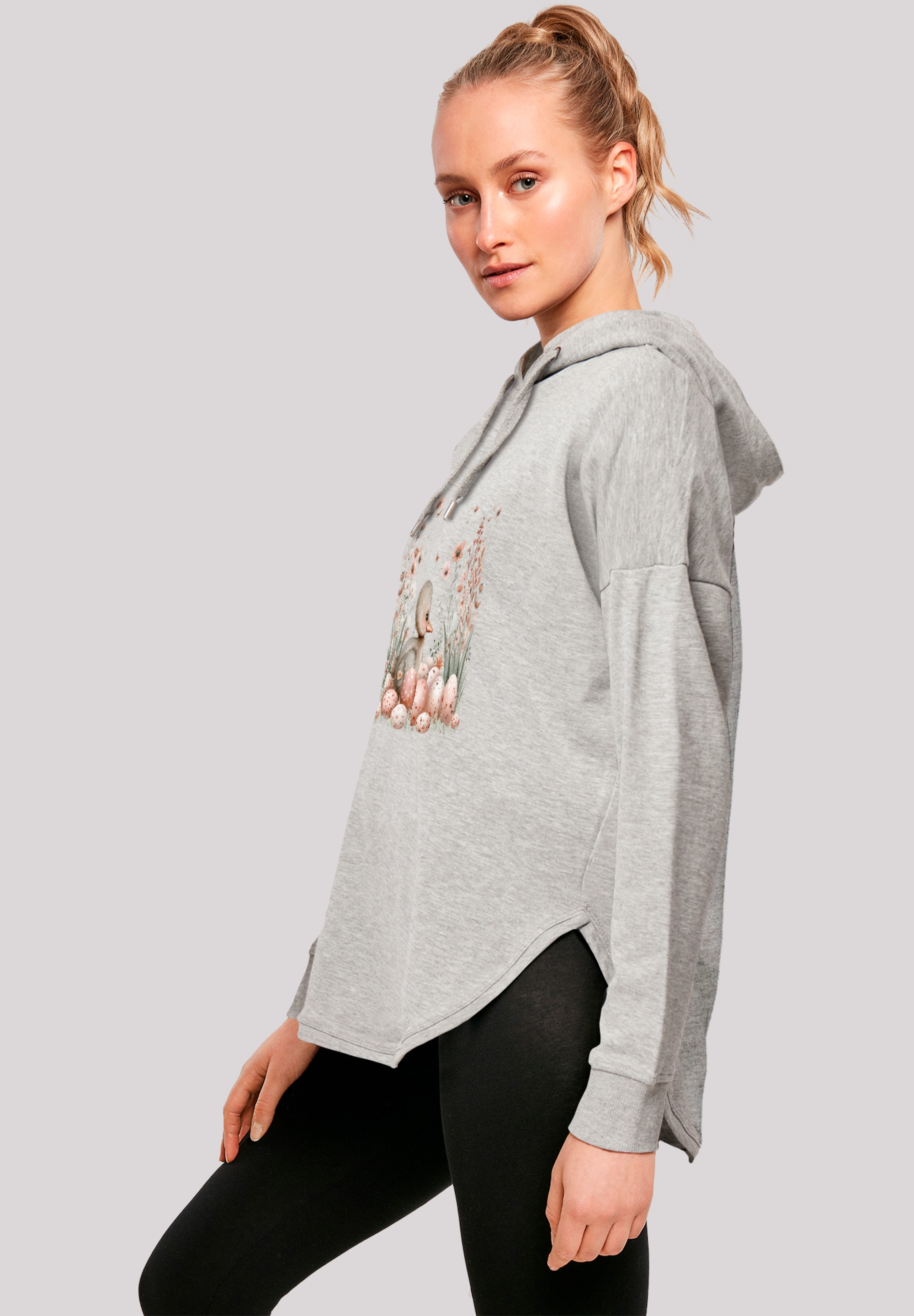 F4NT4STIC Kapuzenpullover »Ente Ostereier Blumen Küken«, Premium Qualität