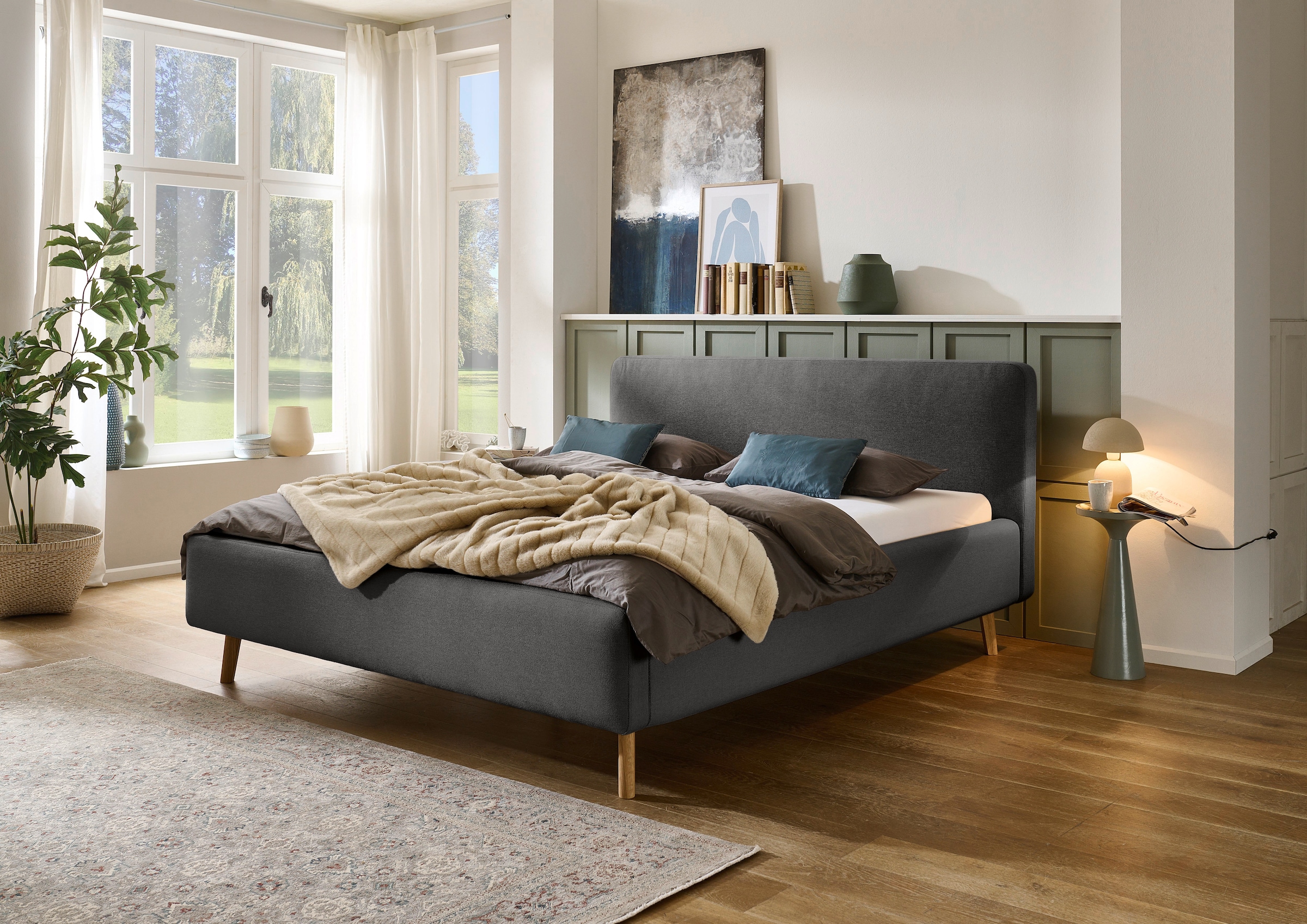 meise.möbel Polsterbett »Mattis« Topseller, wahlweise mit Bettkasten