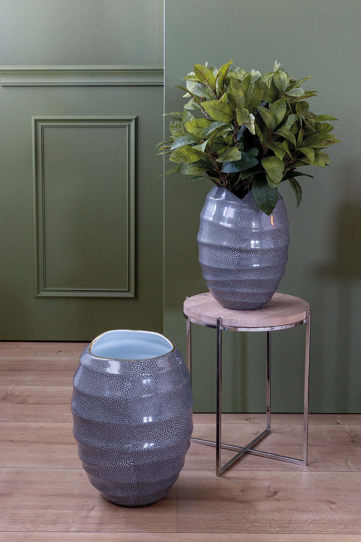 Fink Bodenvase »AJUNA«, (1 St.), aus Porzellan, Höhe ca. 39 cm