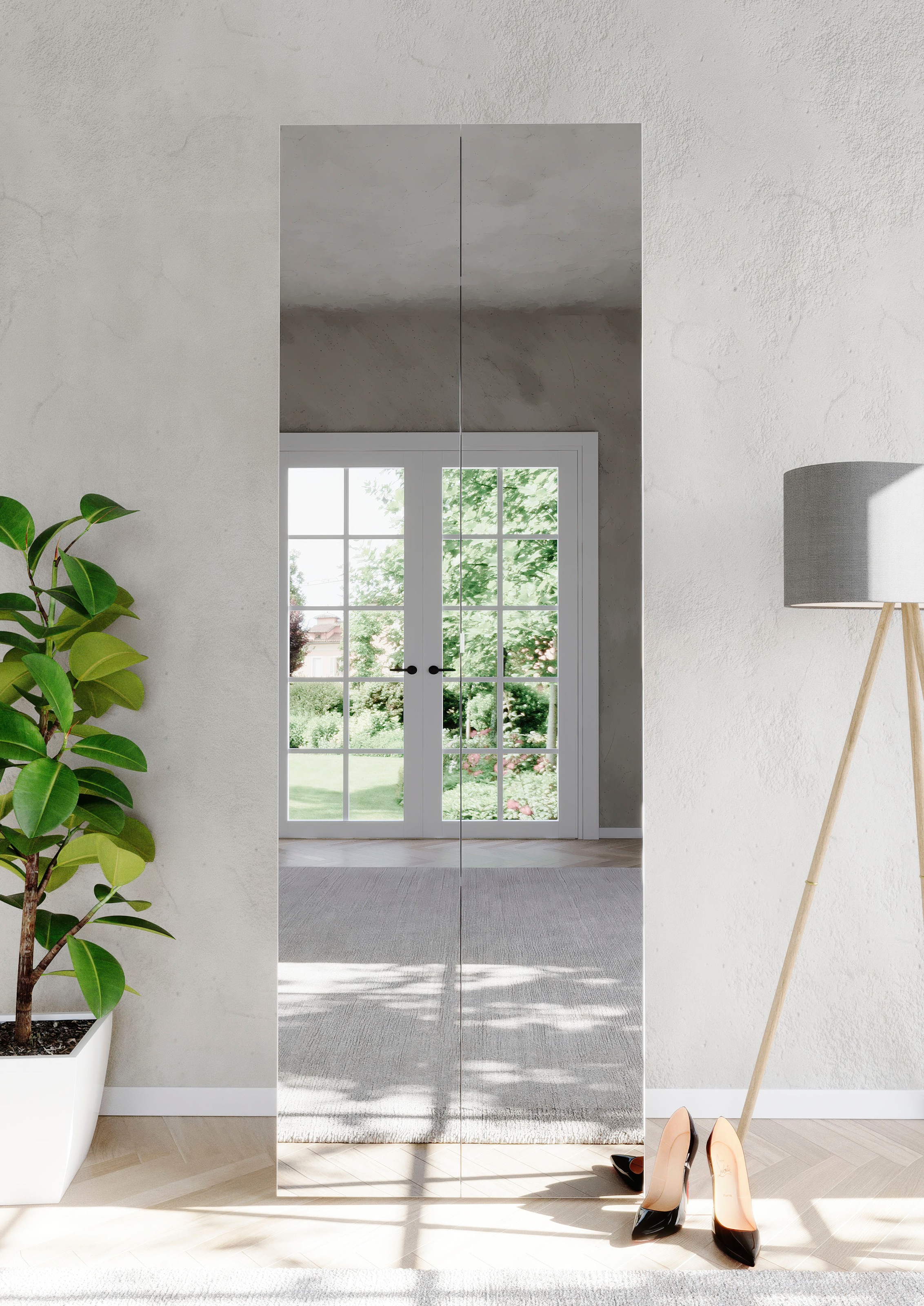 OTTO home Schuhschrank "SMILE Höhe 184 cm, Weiß Hochglanz lackiert mit 2 Sp günstig online kaufen