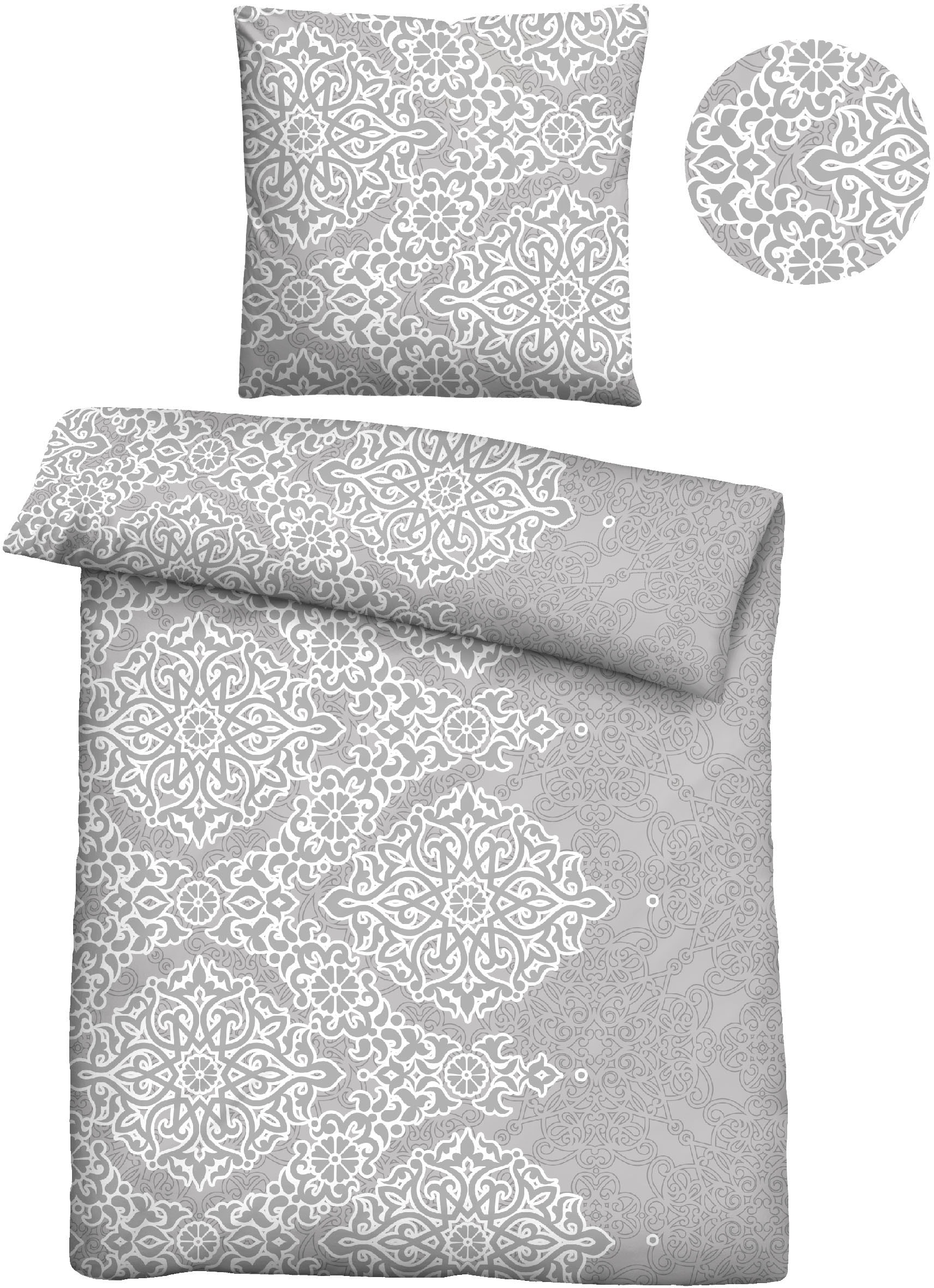 Castell - Markenbettwäsche Bettwäsche "Amalia" 2 Stk. absolut bügelfrei, sc günstig online kaufen