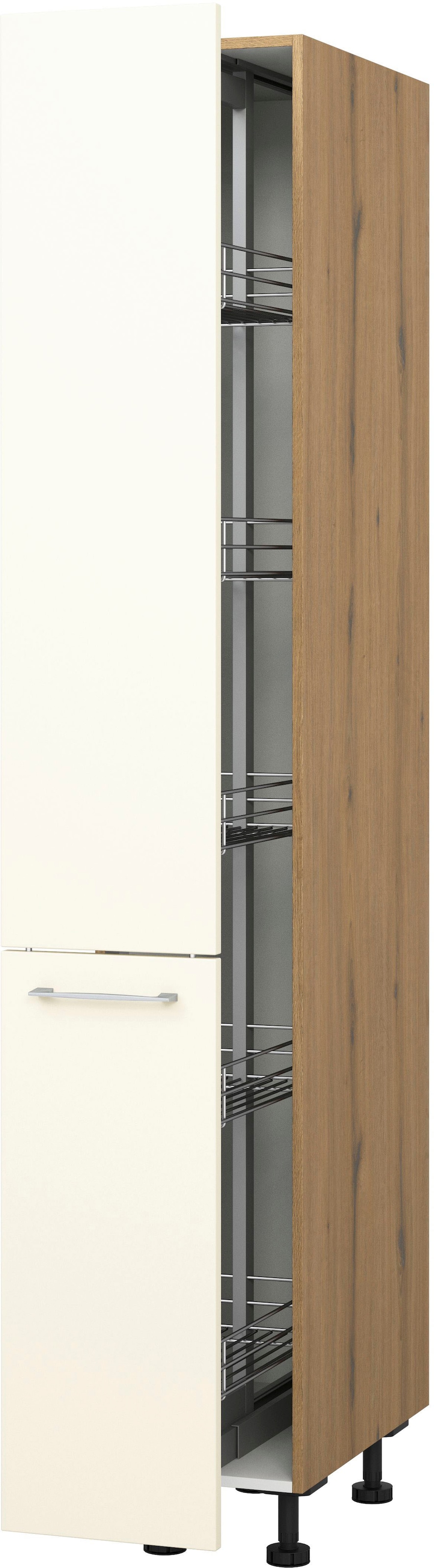 Express Küchen Apothekerschrank »Trea SVAV30-195«, inklusive 5  verstellbarer Drahtkörbe, Höhe 195 cm, Breite 30 cm kaufen | BAUR