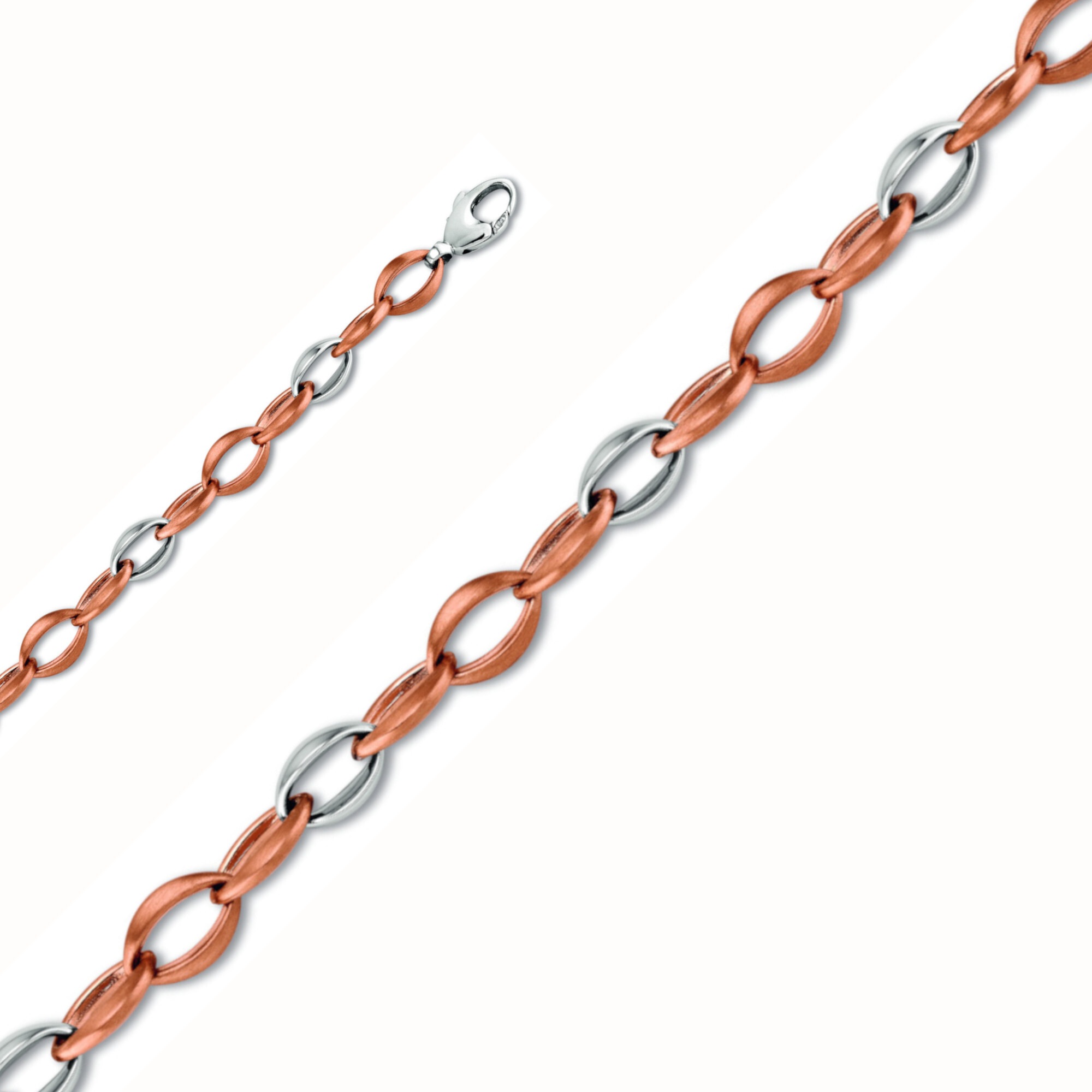ONE ELEMENT Goldarmband »Armband aus 585 Weißgold 19 cm Ø«, Damen Gold Schmuck