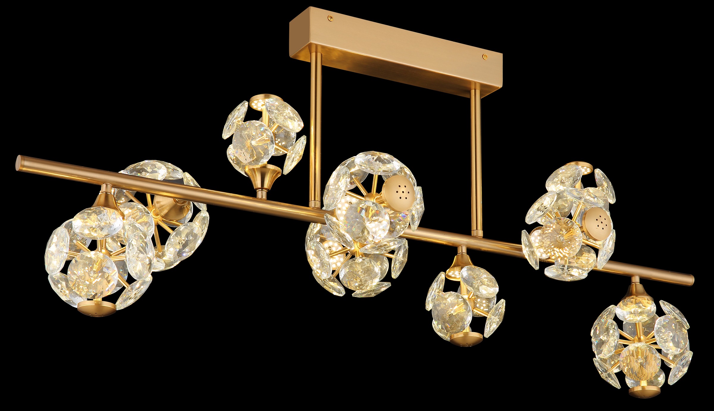 GLOBO LIGHTING Deckenleuchte »VIRINA« LED-Modul 1 Stk. Warmweiß Deckenlampe Wohnzimmer-Leuchte Schlafzimmer-Leuchte Flur Küche