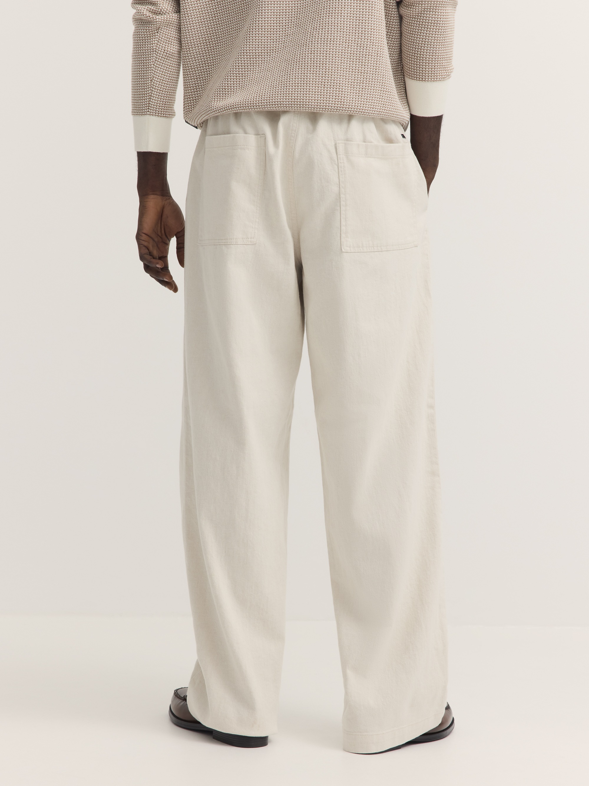 bugatti Bundfaltenhose »Loose Fit«  natural linen mix