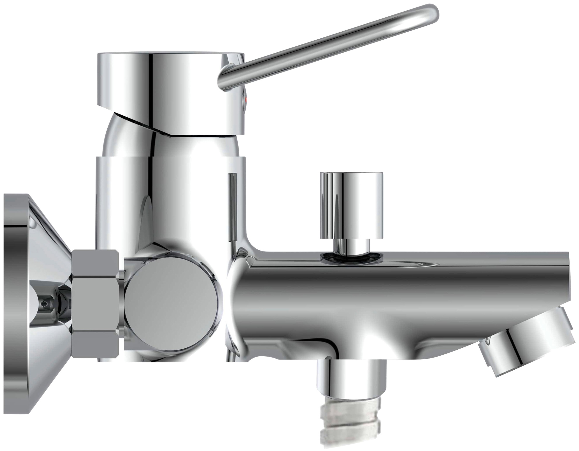 Eyckhaus bath & relaxing Wannenarmatur »Stylist«, Mischbatterie Badewanne, Wasserhahn Bad, Wannenarmatur in Chrom
