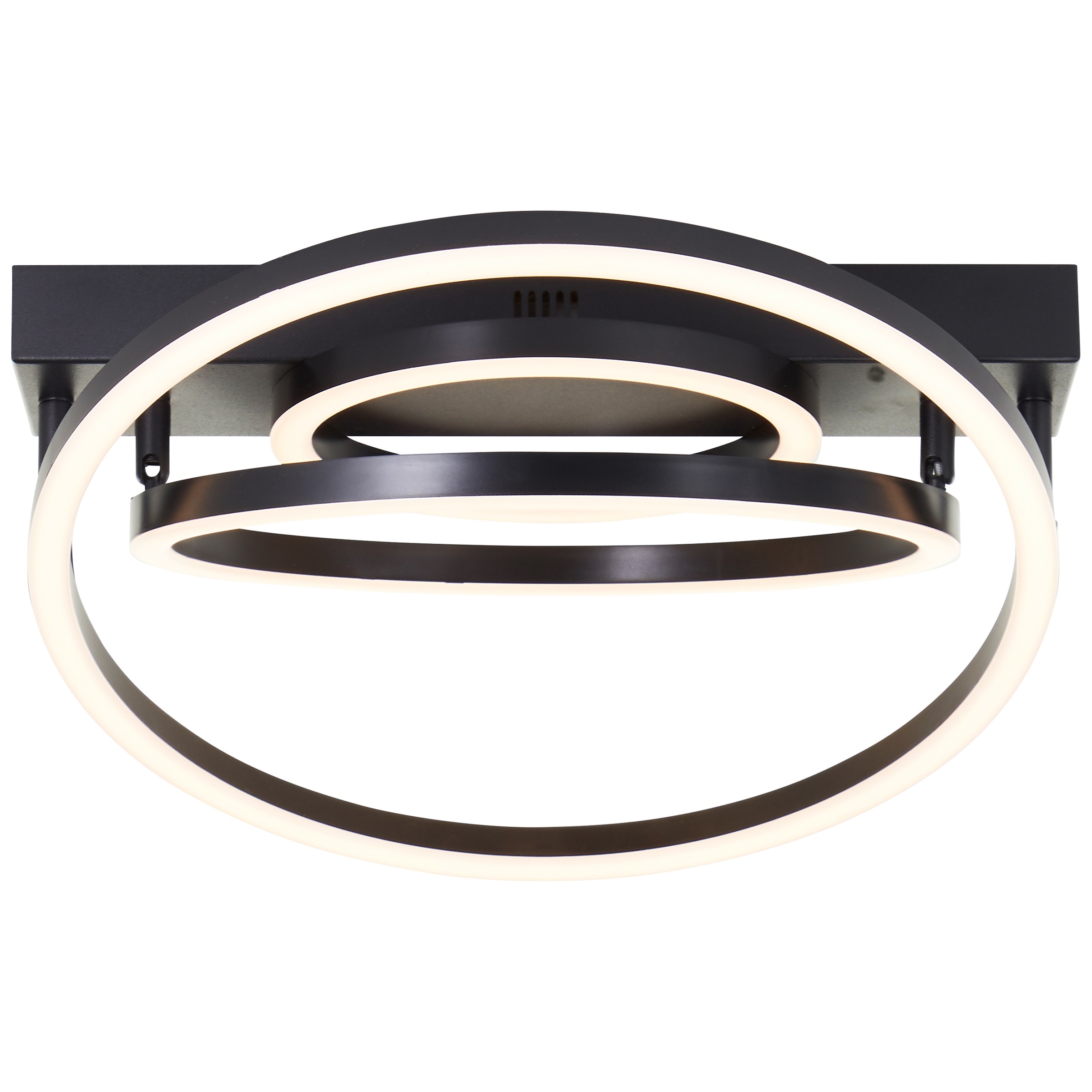 Brilliant LED Deckenleuchte »Pedley« LED-Modul 1 Stk. Warmweiß 38 cm, 3800lm, 3000K, dimmbar, schwenkbar, schwarz