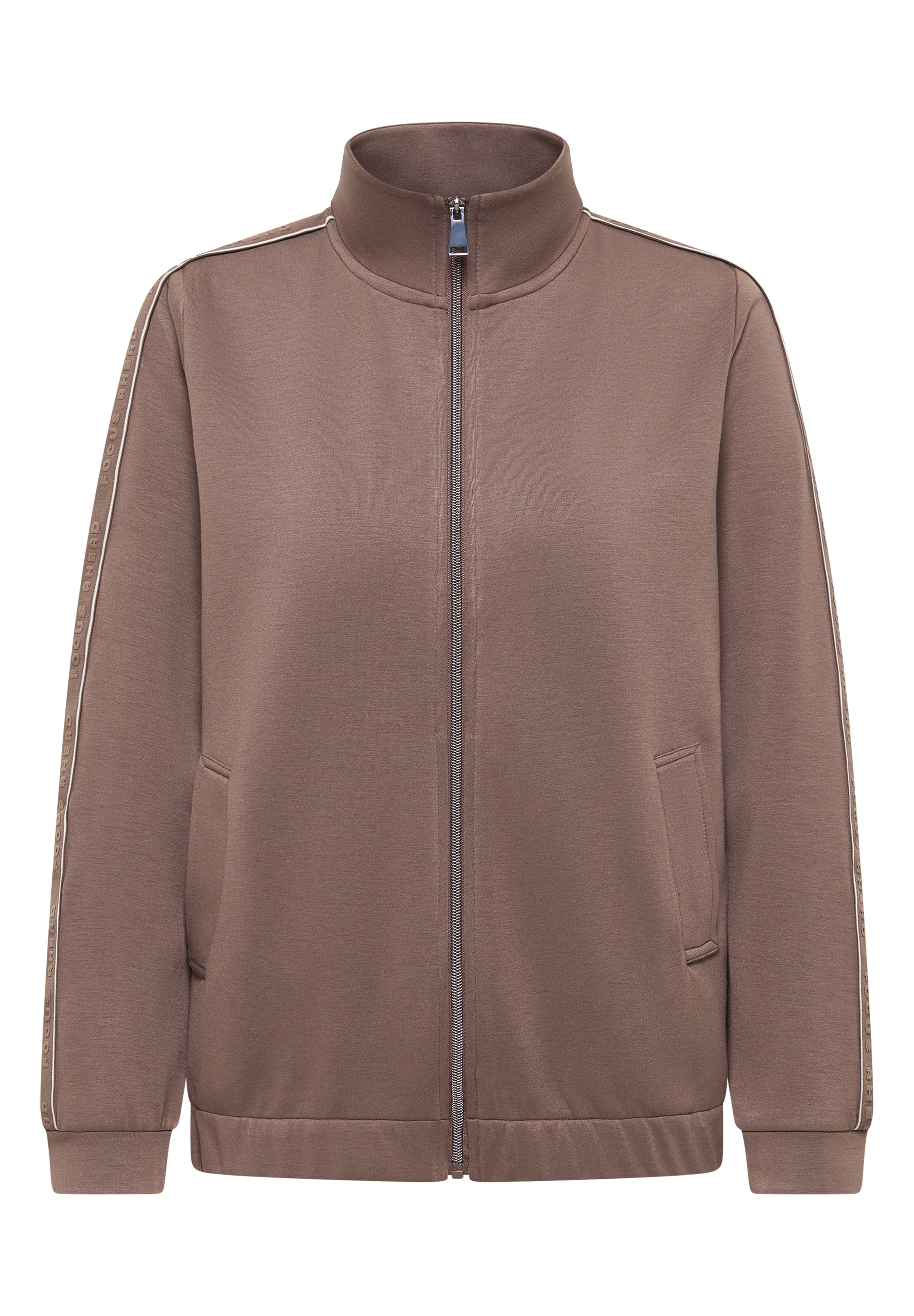 Cecil Sweatjacke mit Tape Detail am Ärmel