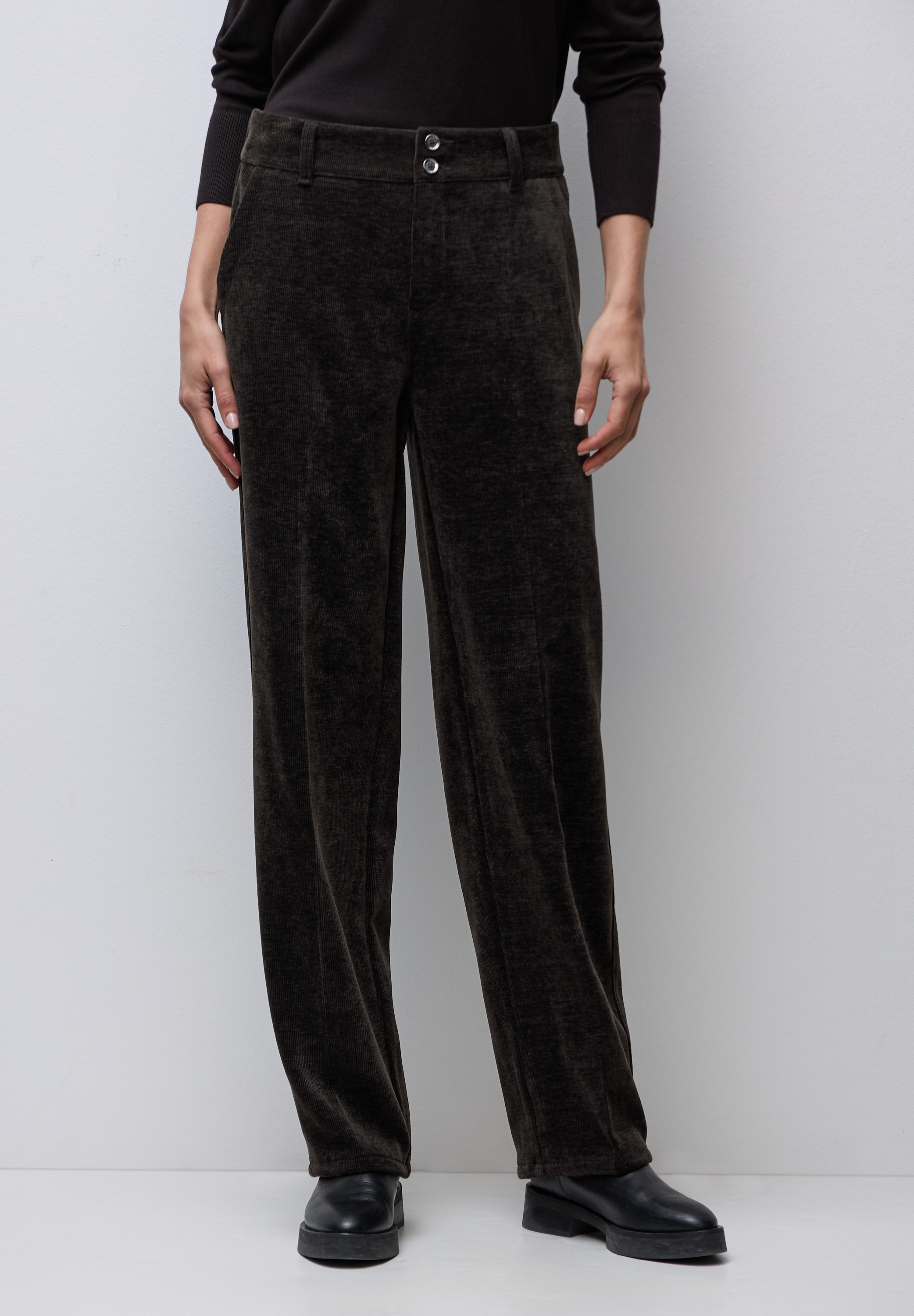 STREET ONE Cordhose High Waist günstig online kaufen