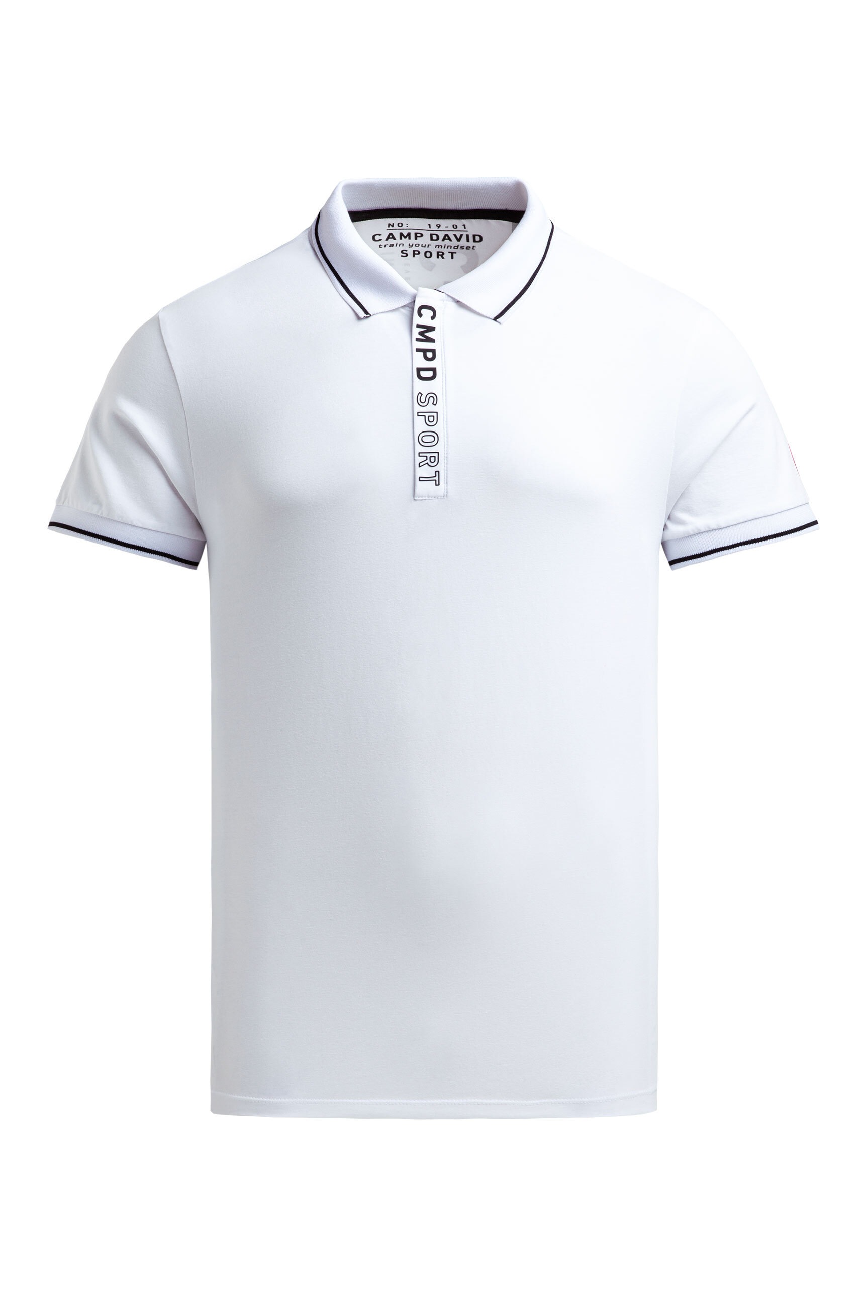 CAMP DAVID Poloshirt mit Baumwolle