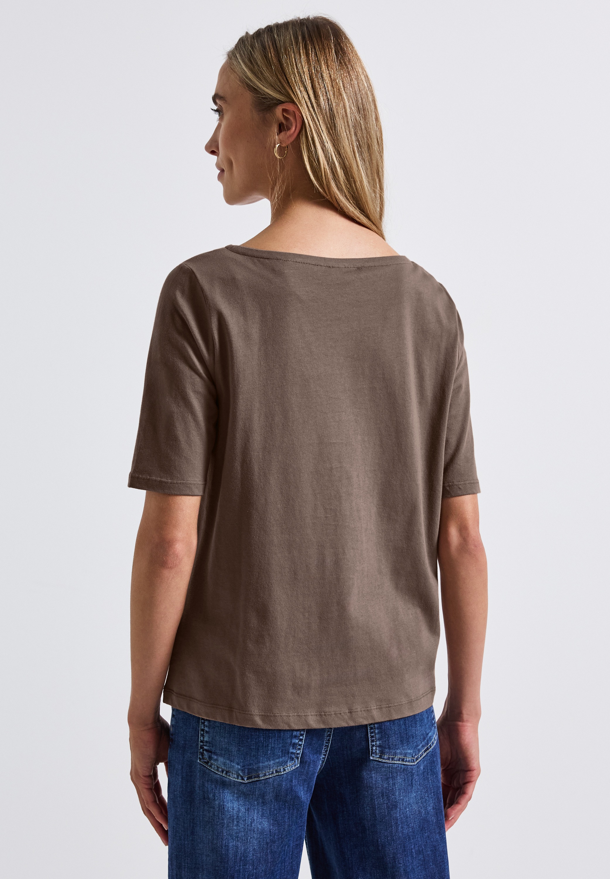 STREET ONE T-Shirt, aus reiner Baumwolle