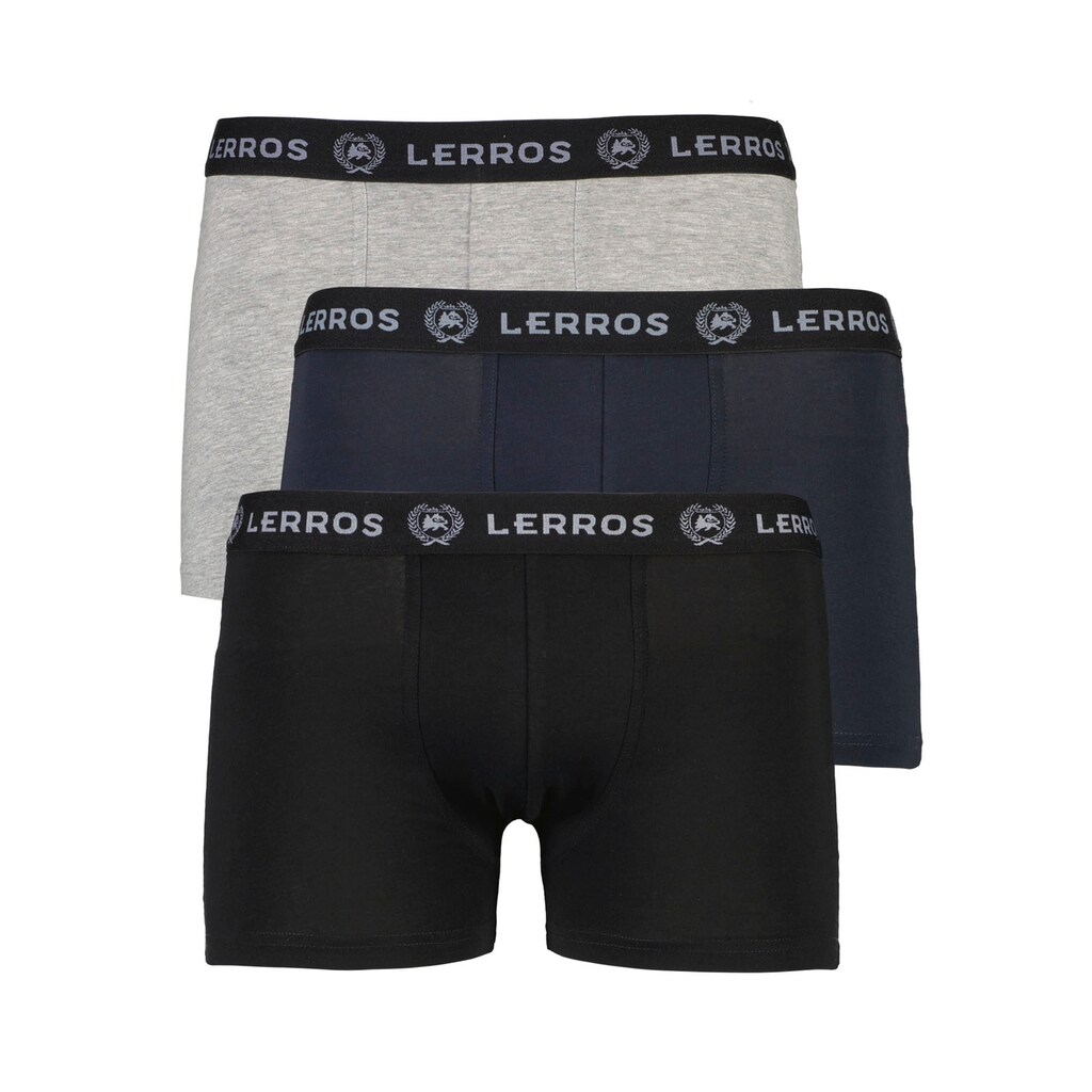 LERROS Boxershorts, (Packung, 3er-Pack)