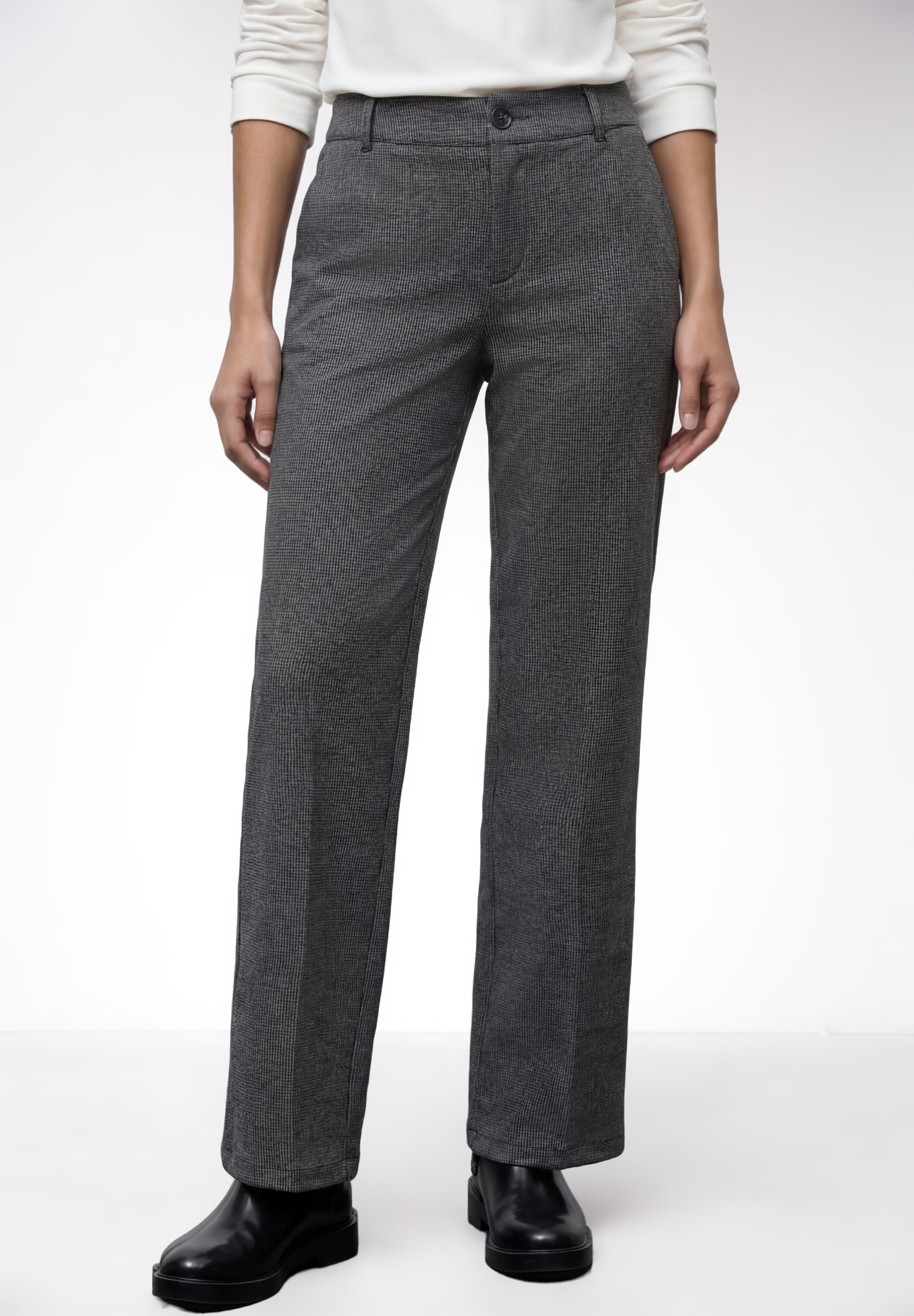 STREET ONE Stoffhose High Waist günstig online kaufen