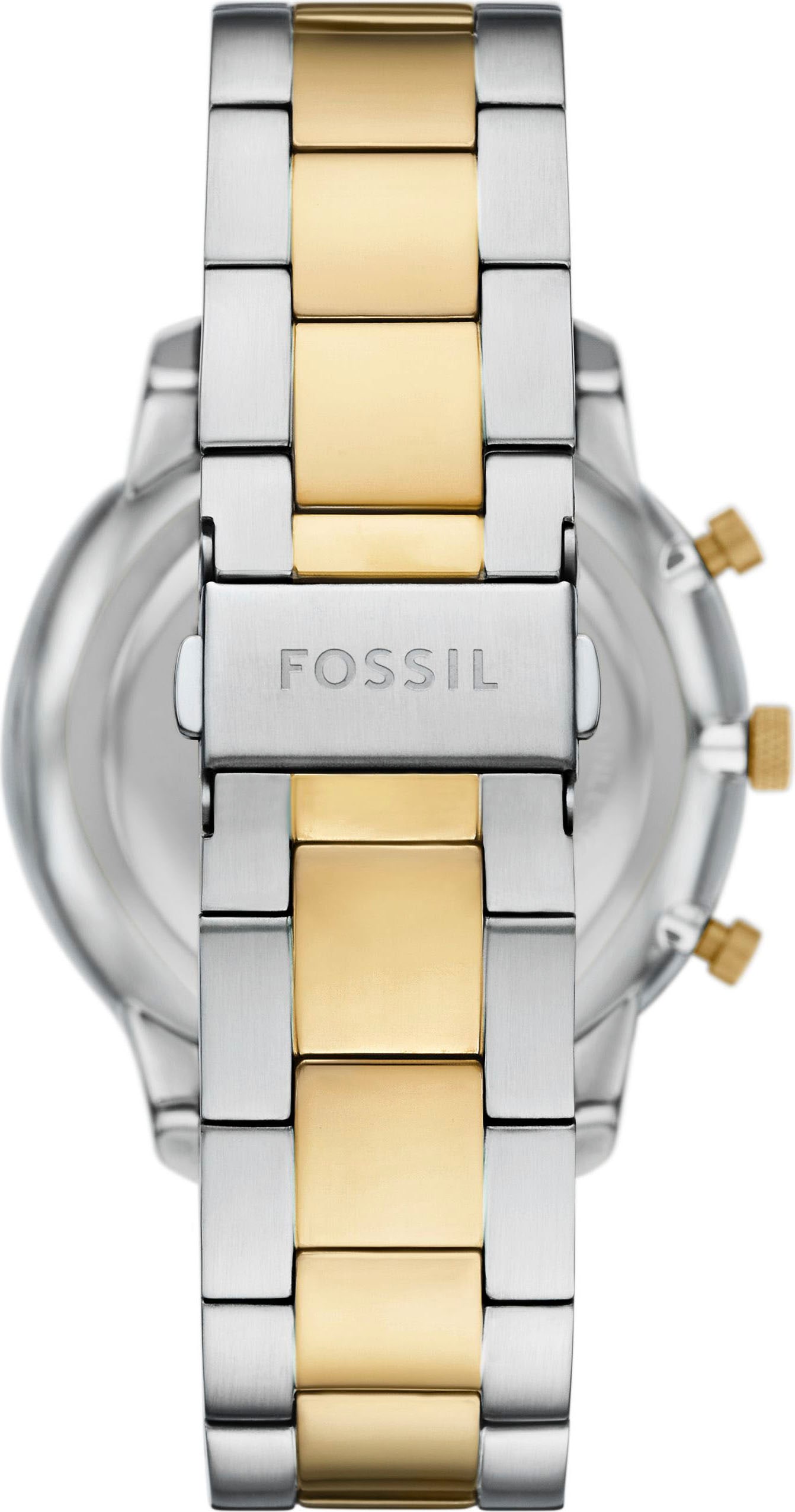 Fossil Chronograph »NEUTRA«, Quarzuhr, Armbanduhr, Herrenuhr, Edelstahlarmband, analog, Datum
