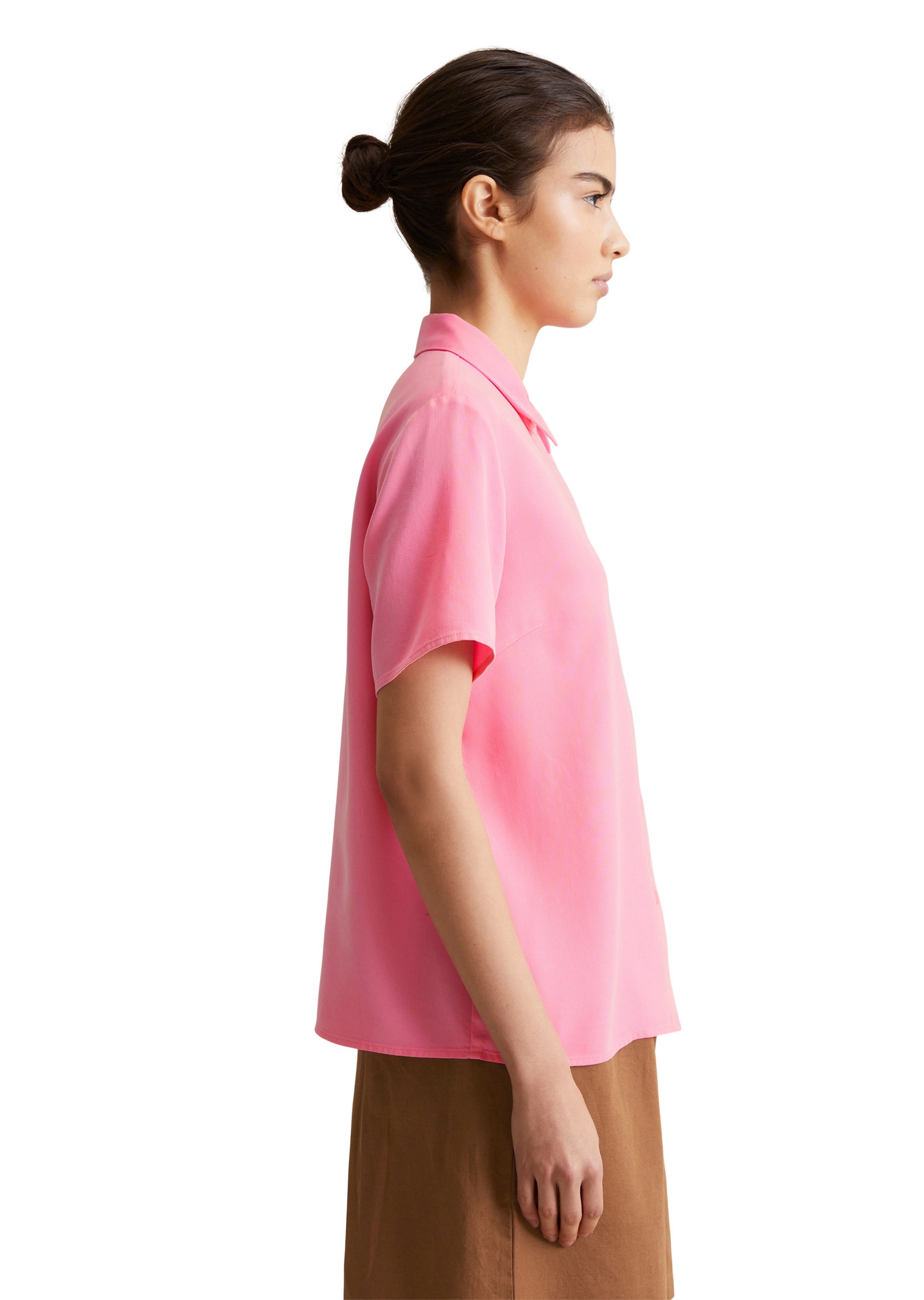 Marc O'Polo DENIM Kurzarmbluse »aus TENCEL™ Lyocell«