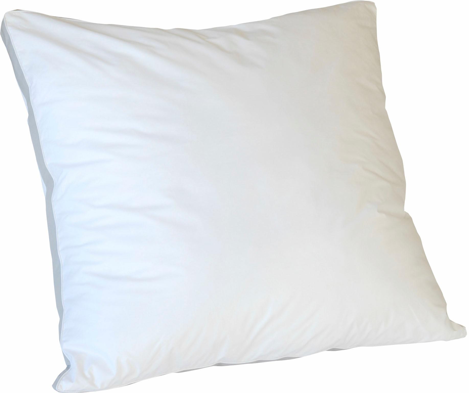 KBT Bettwaren 3-Kammer-Kopfkissen "Wellness Hybrid" Füllung: Polyester & Federn 1 Stk. tlg. in edler Optik