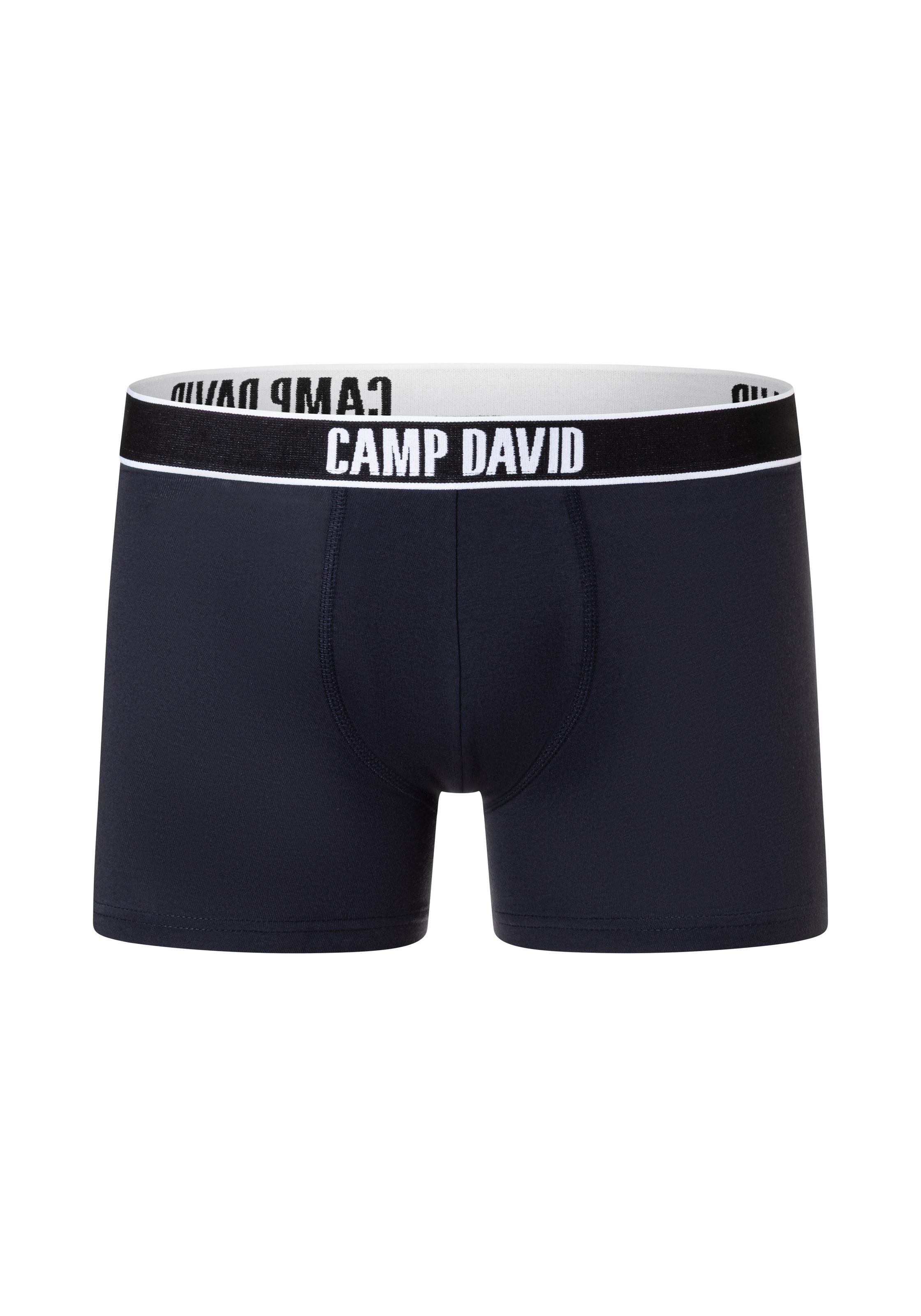 CAMP DAVID Boxershorts »casual« Boxershorts, mit doppellagiger Tasche, aus gekämmter Baumwolle
