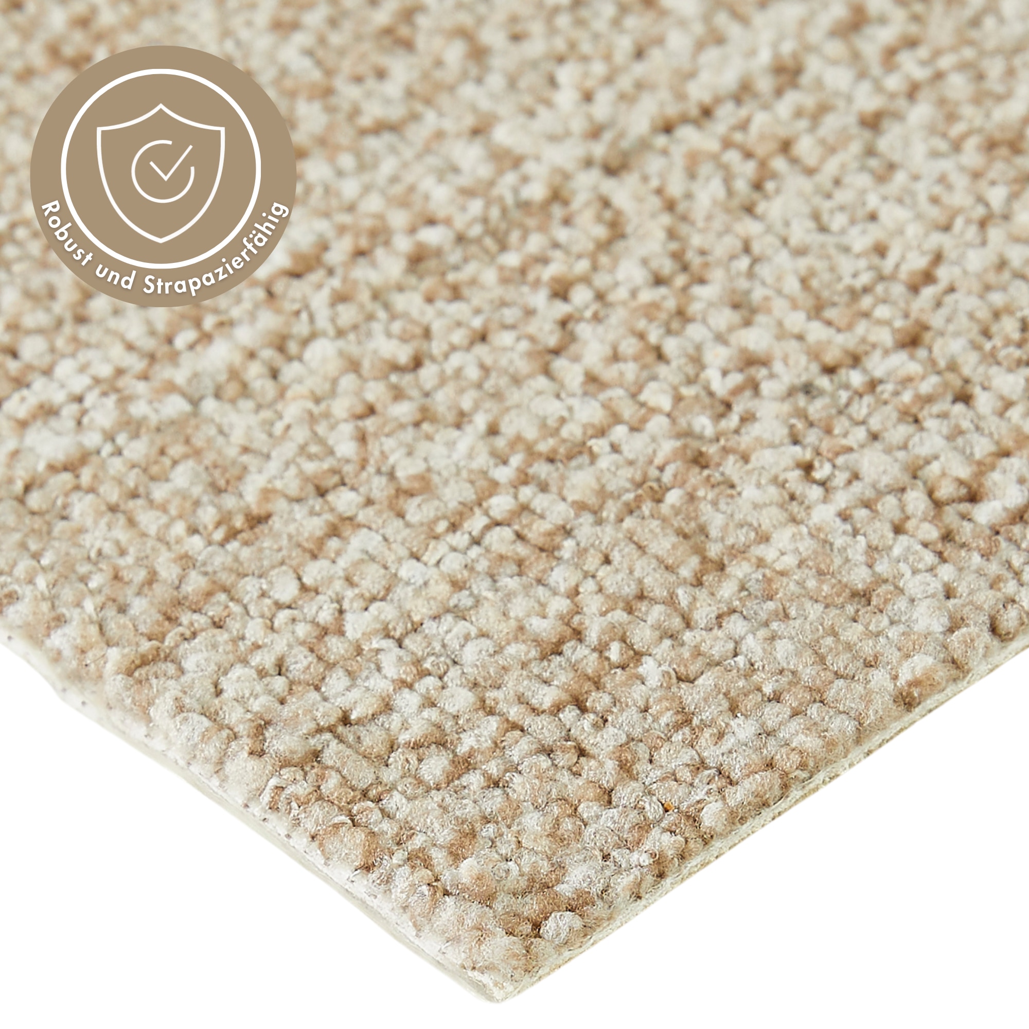 Andiamo Teppichboden »Bruce, Schlinge«, rechteckig, 4 mm Höhe, meliert. Breite 400 cm, Wohnzimmer, strapazierfähig & robust
