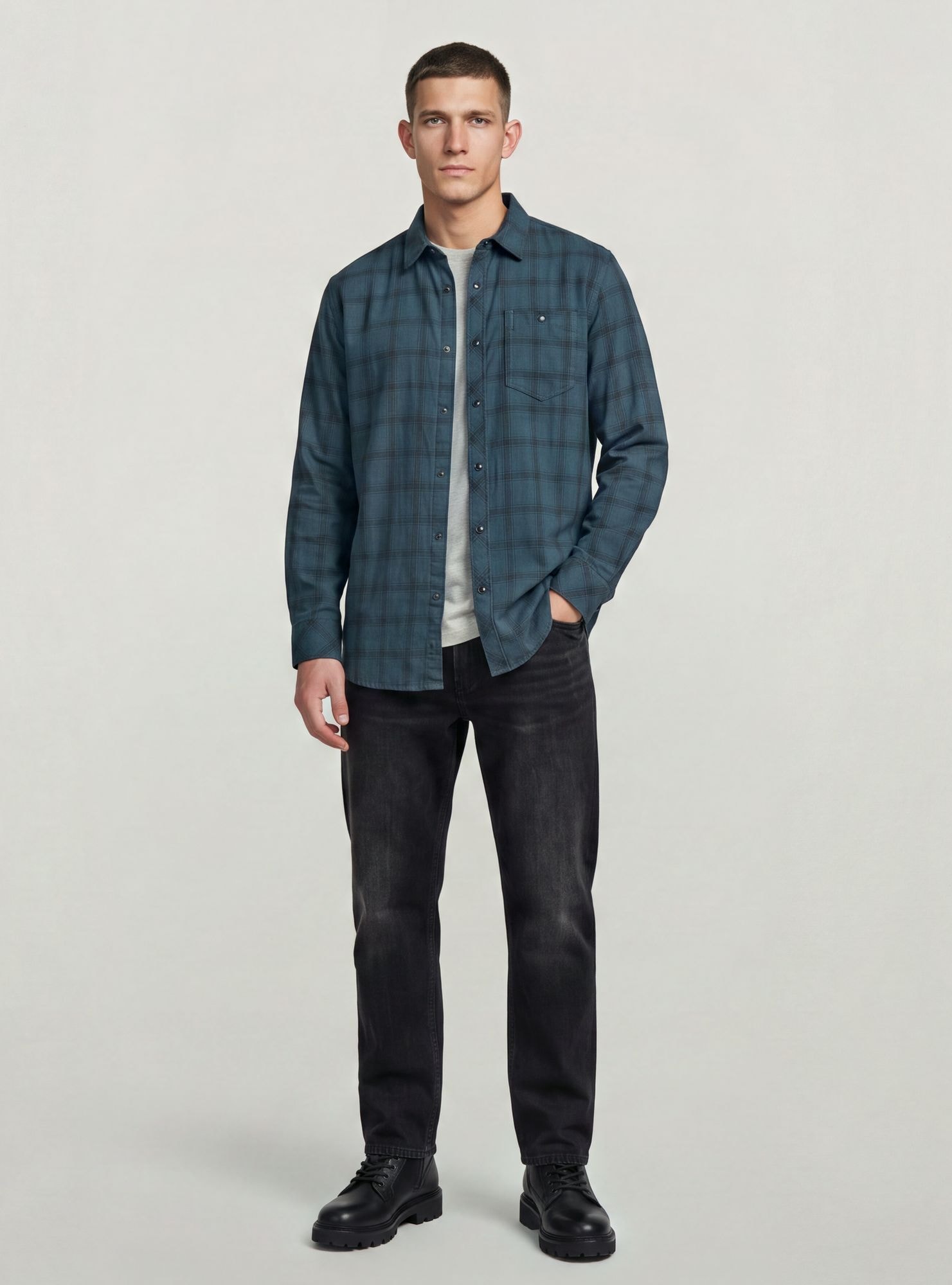 G-STAR Langarmshirt »One Pocket Regular Hemd«