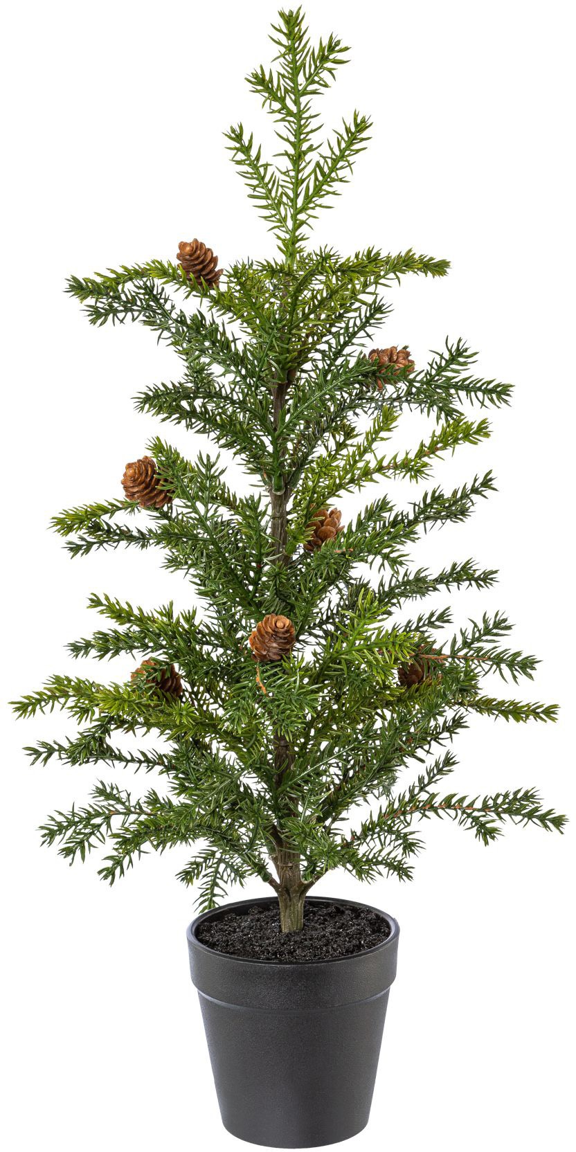 »Weihnachtsdeko, Creativ Christbaum, Zapfen green kaufen Künstlicher | mit Weihnachtsbaum künstlicher Tannenbaum«, BAUR