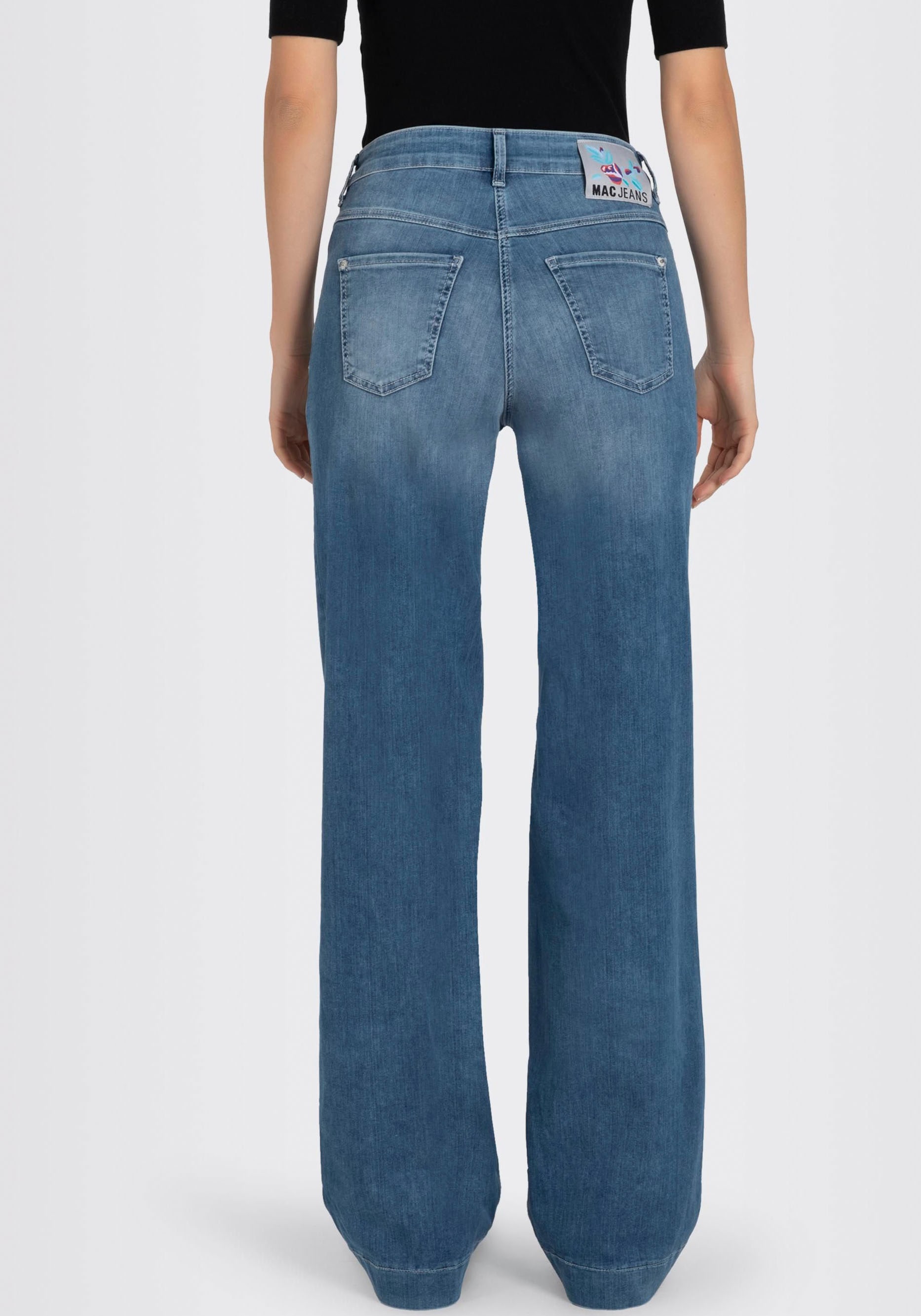 MAC Weite Jeans »DREAM WIDE«, mit weitem Bein - Stretch für bestellen | BAUR