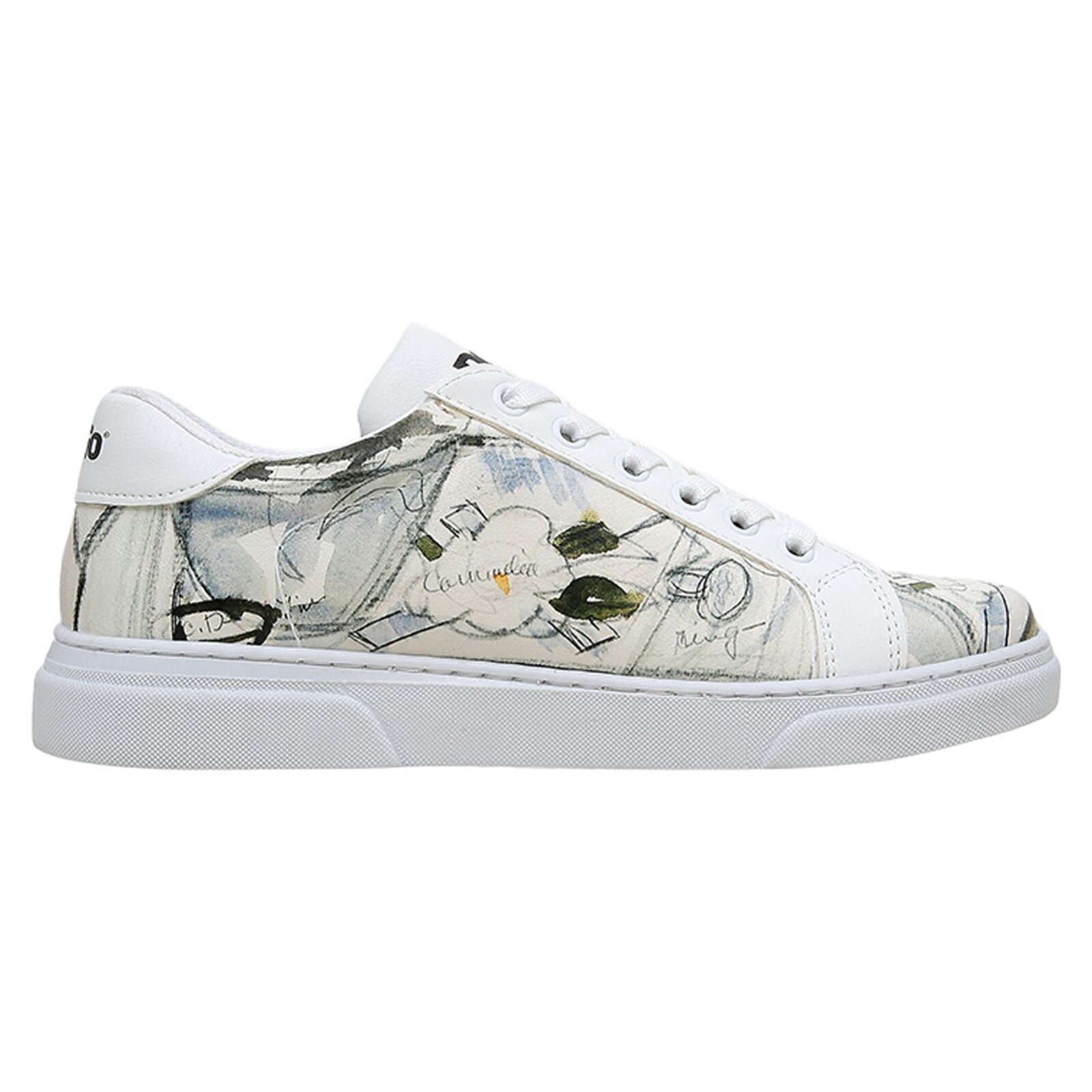Thumbnail - DOGO Sneaker "Ace Low-Top Sneaker Hartleys Flower Damen Sneaker" Handgefertigt