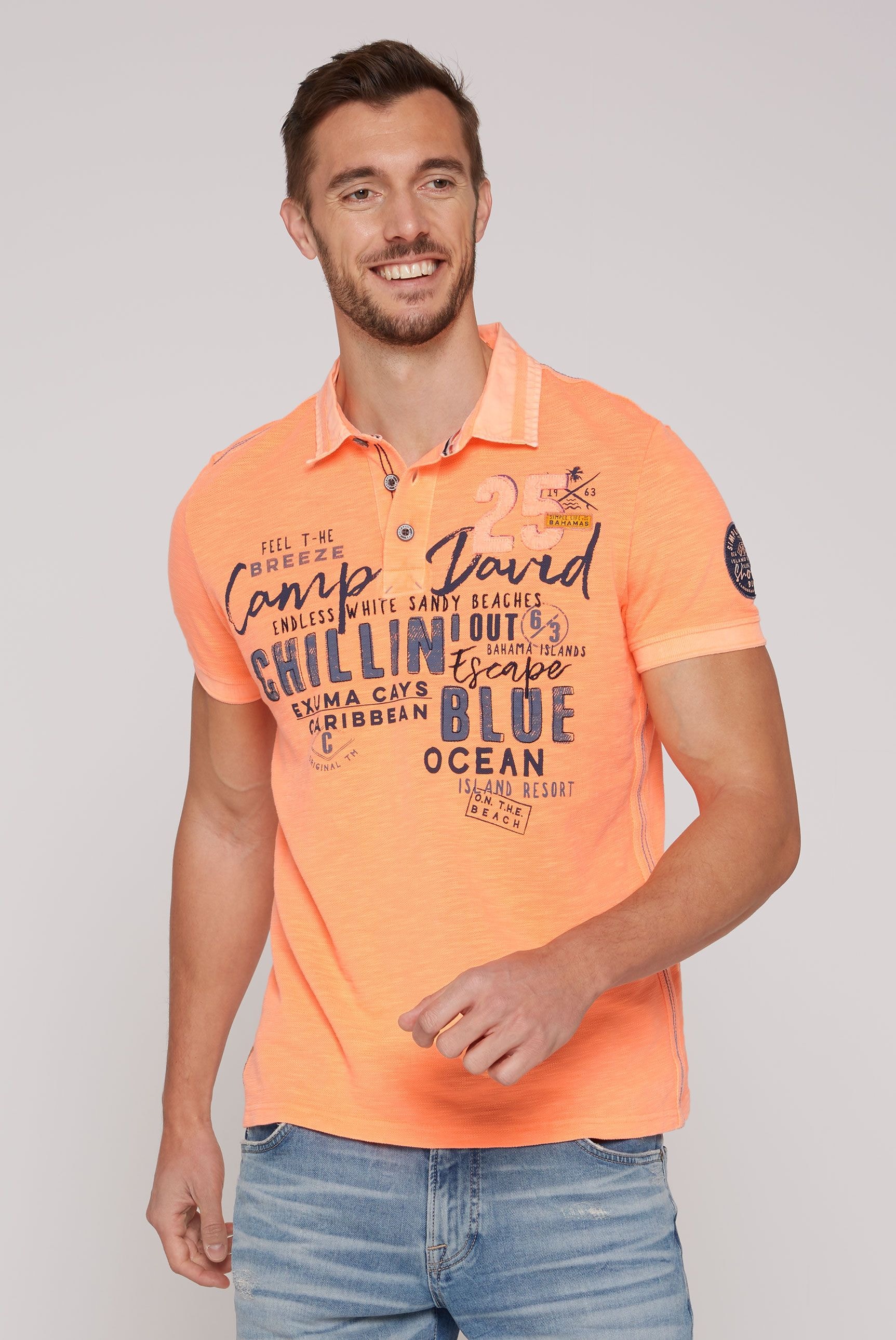 orange Poloshirts BAUR | bestellen