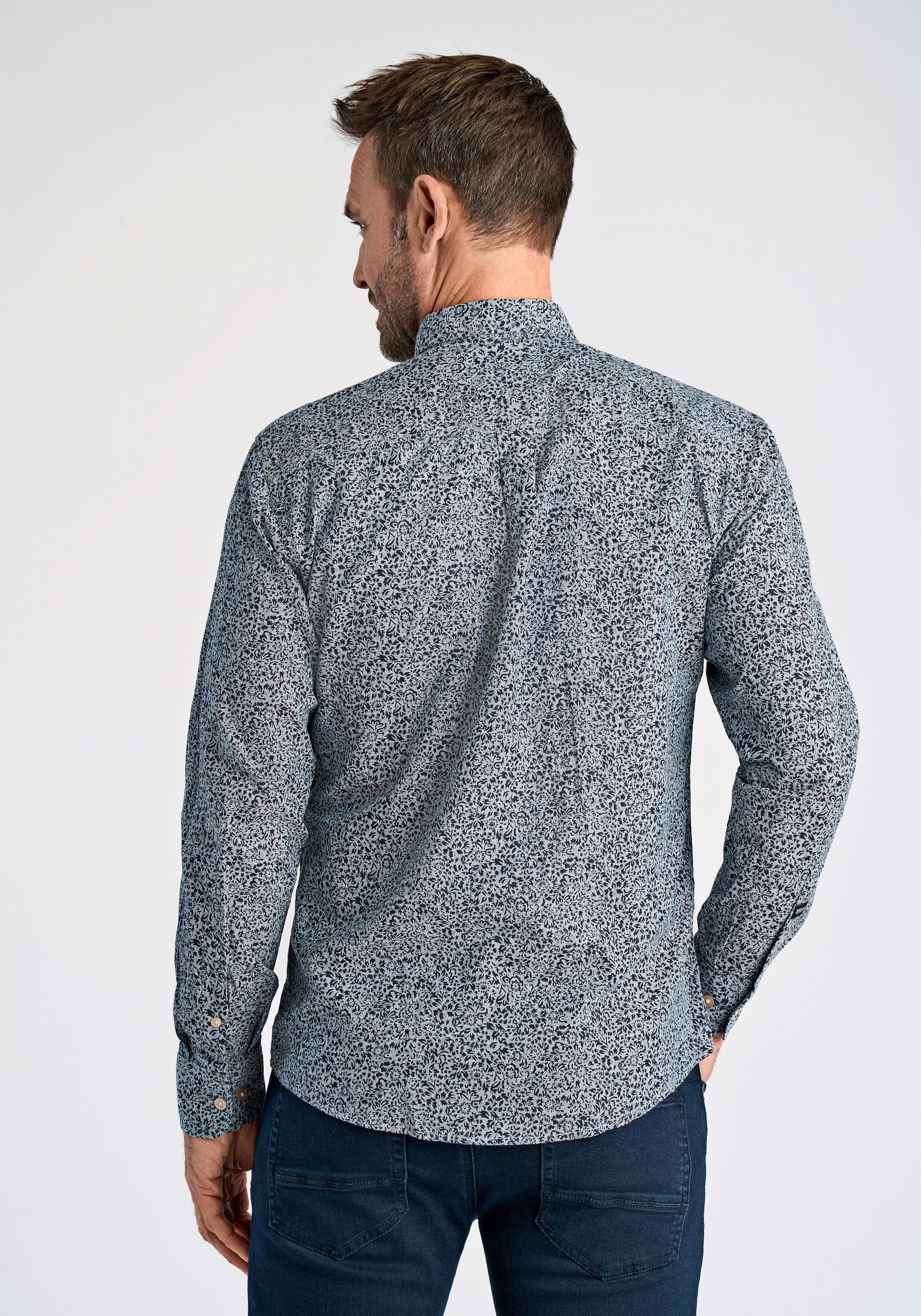 BISON Leinenhemd »Leinenhemd (Langarm) Regular Fit«