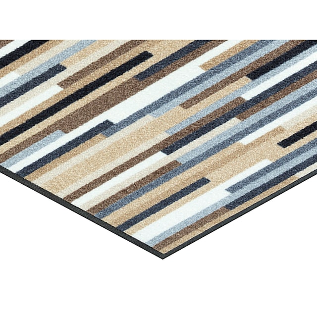 rechteckig, Teppich wash+dry Kleen-Tex »Mikado rutschhemmend, Streifen modernes by waschbar Stripes«, BAUR | bestellen Design,
