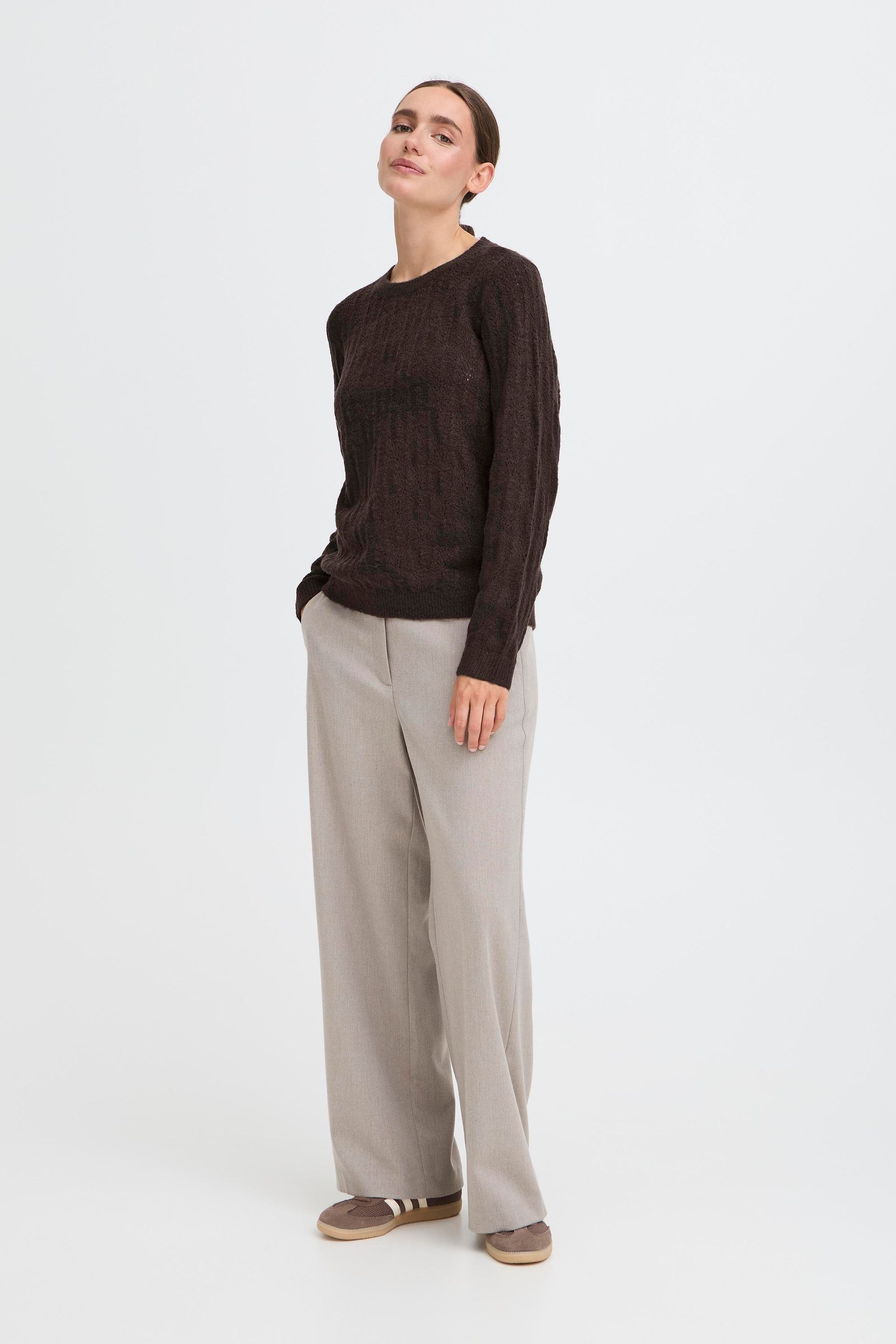 OXMO Strickfleece-Pullover »Strickpullover OXFSINVA«