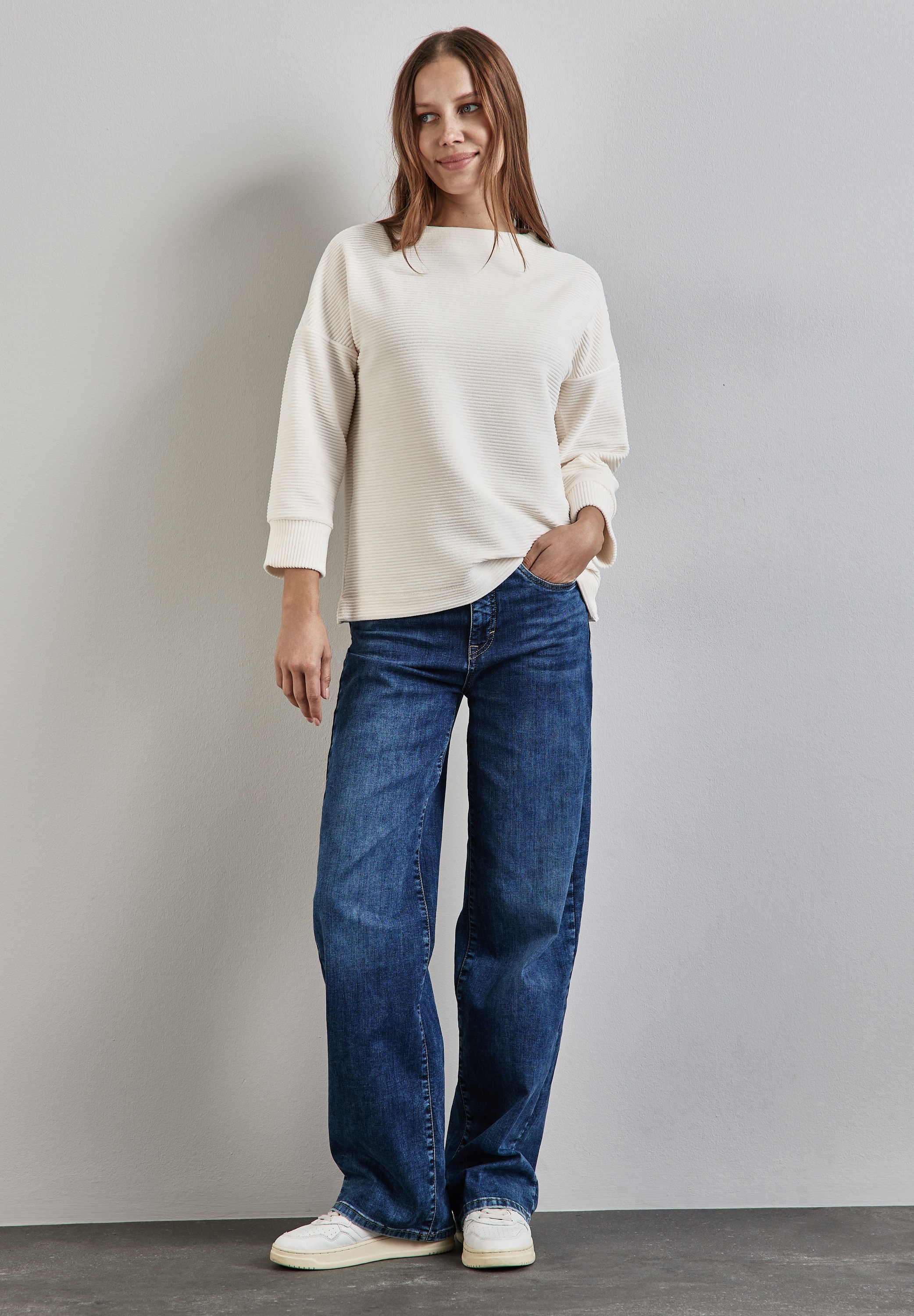 STREET ONE Langarmshirt, mit Turtleneck
