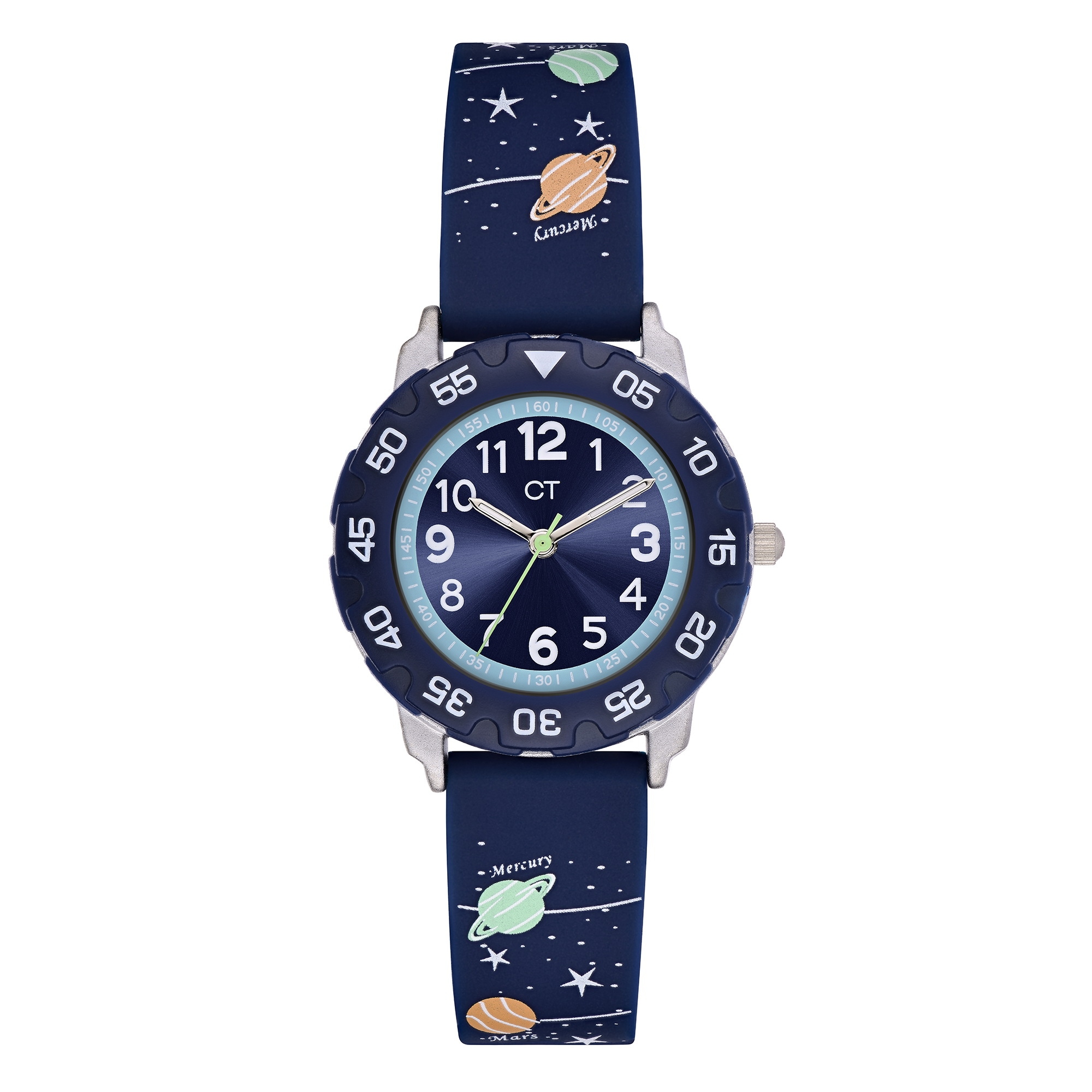 COOL TIME Jungen Quarzuhrdunkelblau, Armbanduhren, Armbanduhr, Silikonarmband, Kinderuhr, Junge, analog