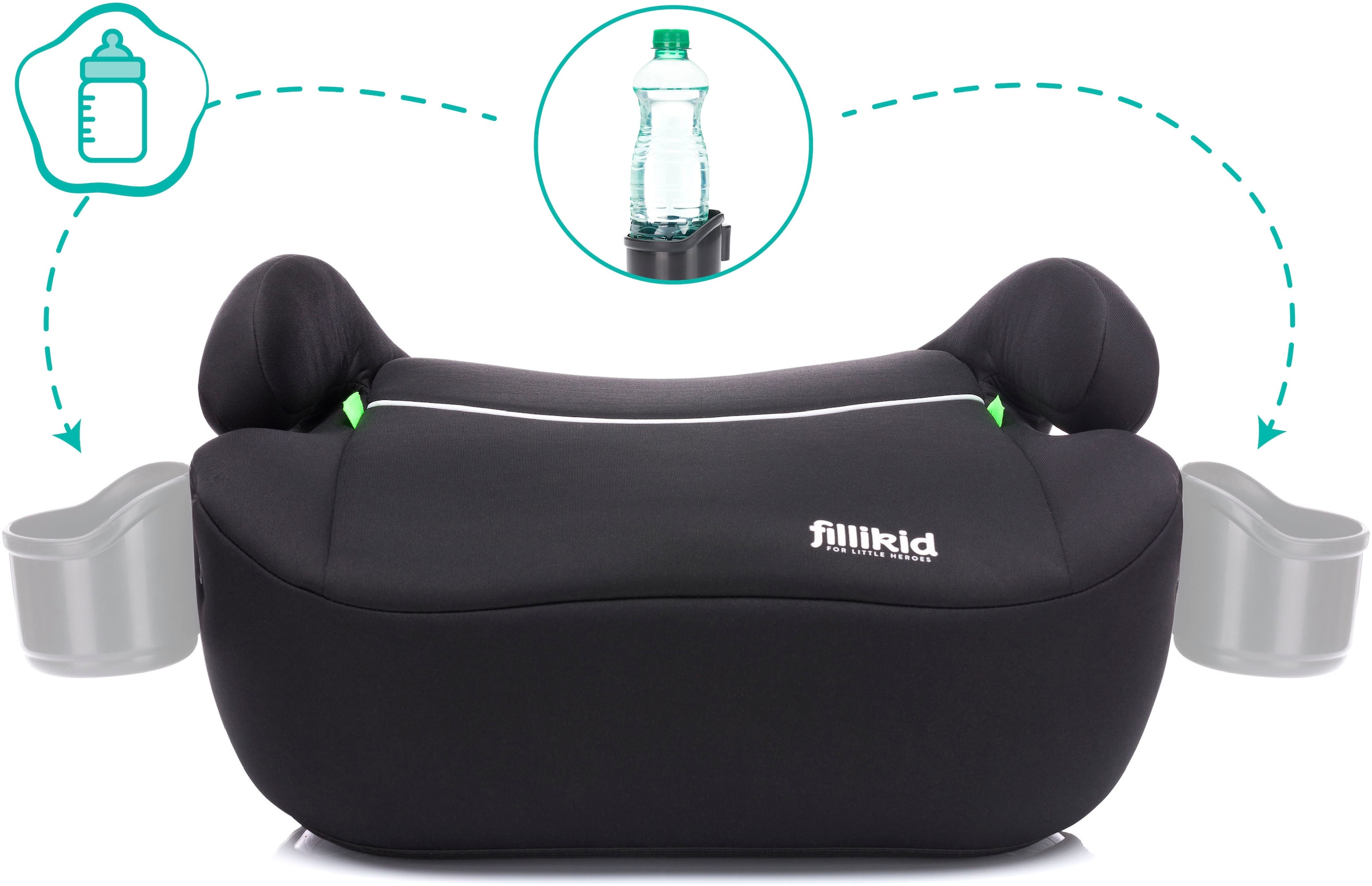 Fillikid Kindersitzerhöhung »Deluxe«, mit Isofix