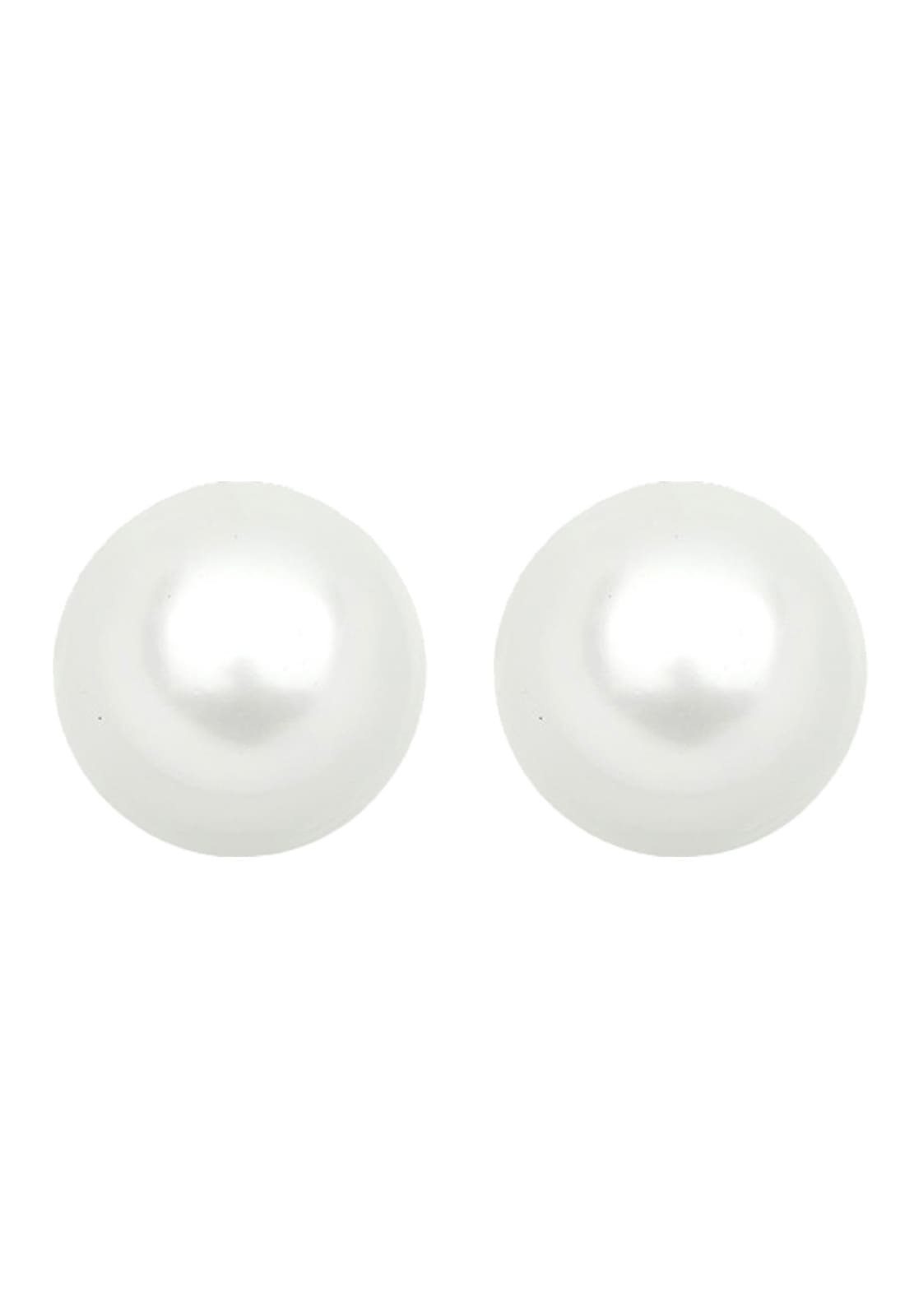 Elli Premium Paar Ohrstecker »Muschelkernperlen Basic Klassisch 585 Gelbgold«