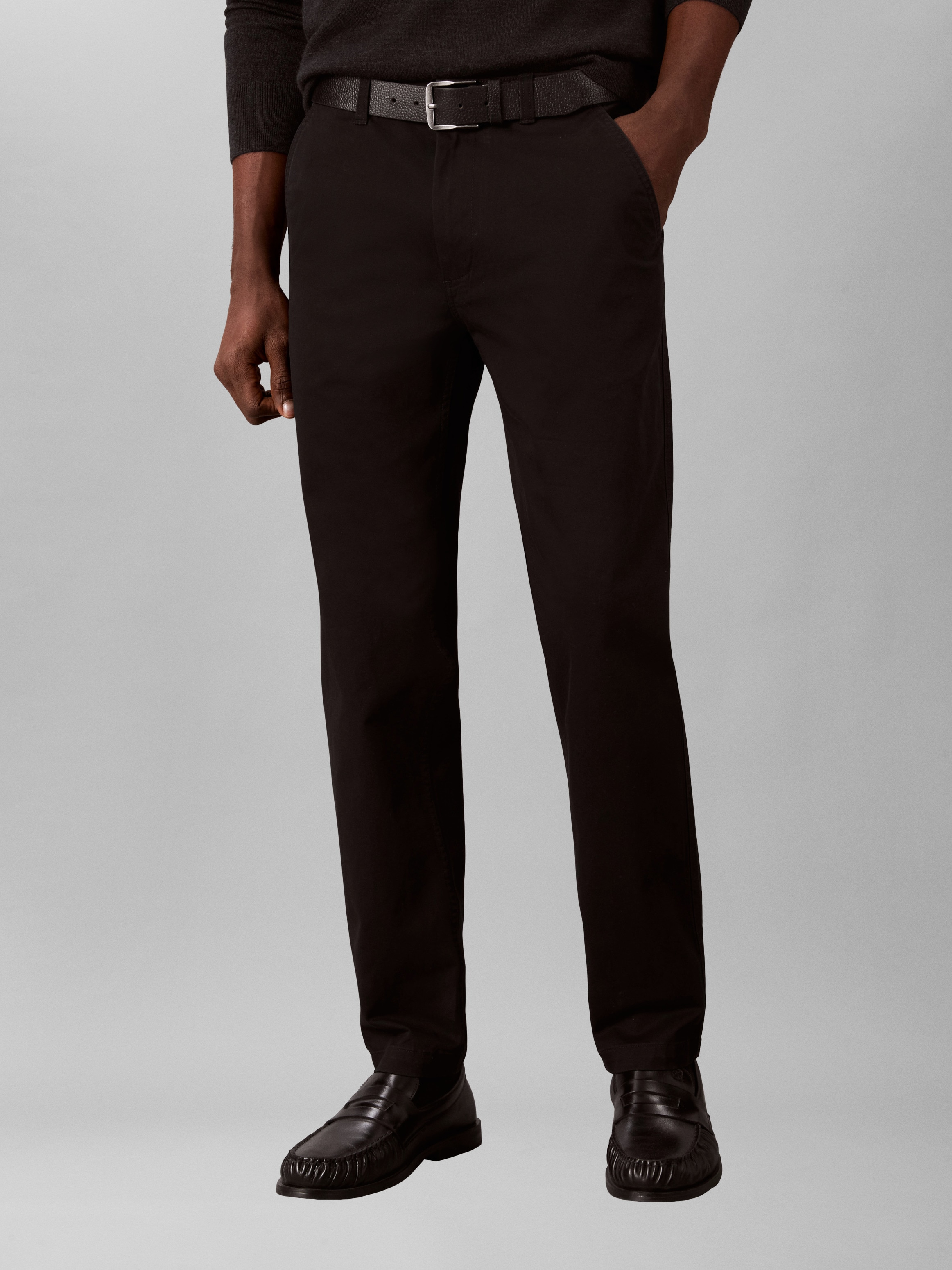 Calvin Klein Jeans Chinohose "TAPERED COMFORT COTTON CHINO" Regular fit mit Eingrifftaschen