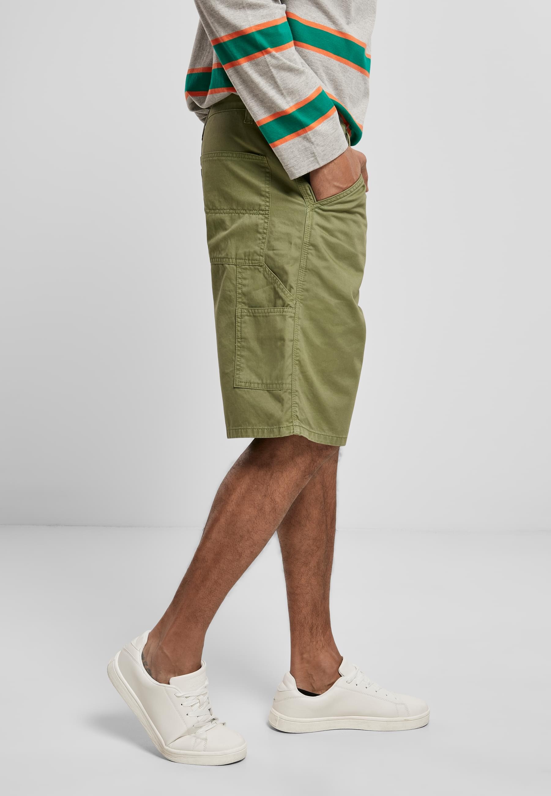 URBAN CLASSICS Stoffhose »Urban Classics Herren Carpenter Shorts«