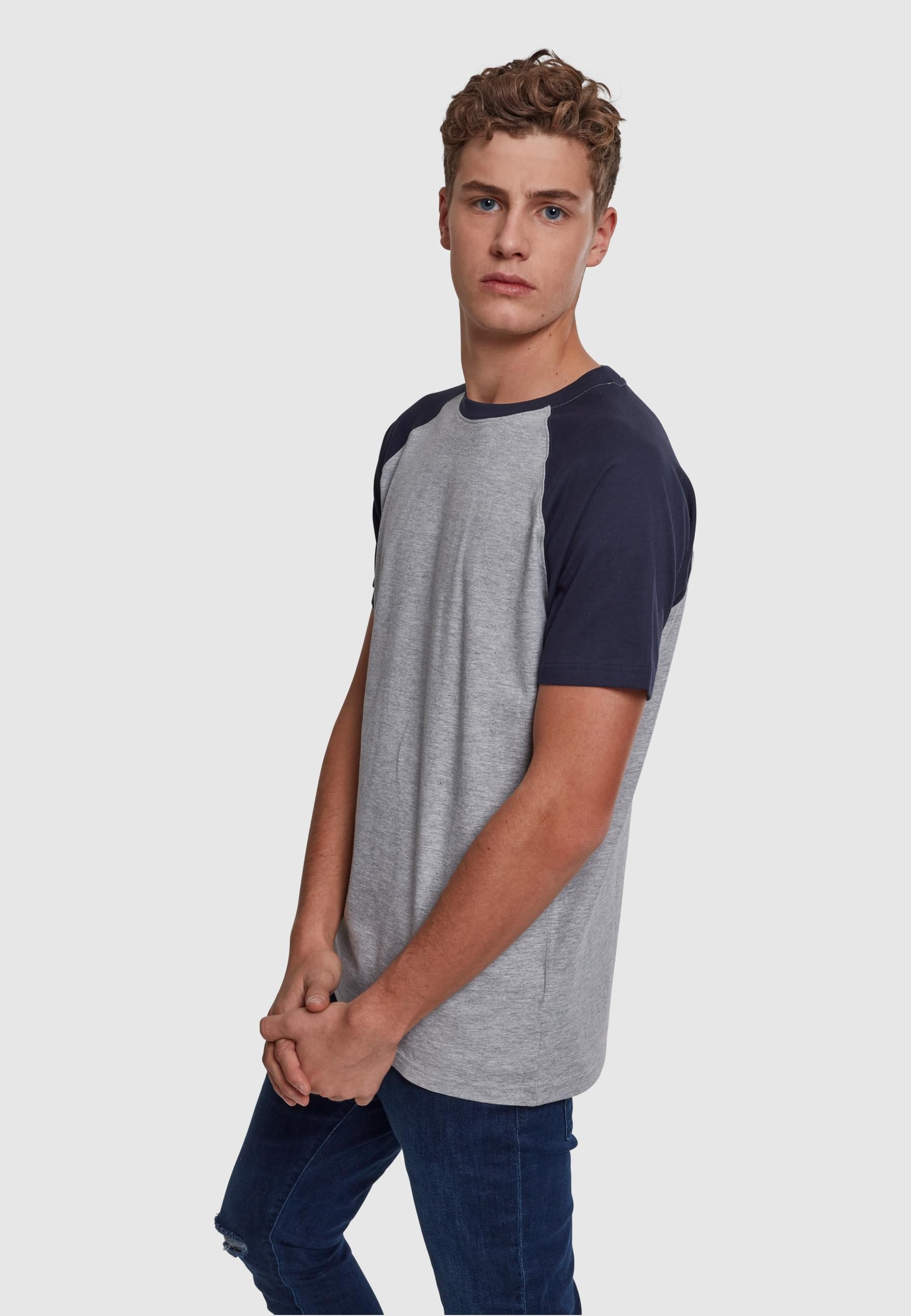 URBAN CLASSICS T-Shirt »Urban Classics Herren Raglan Contrast Tee«, (1 tlg.)
