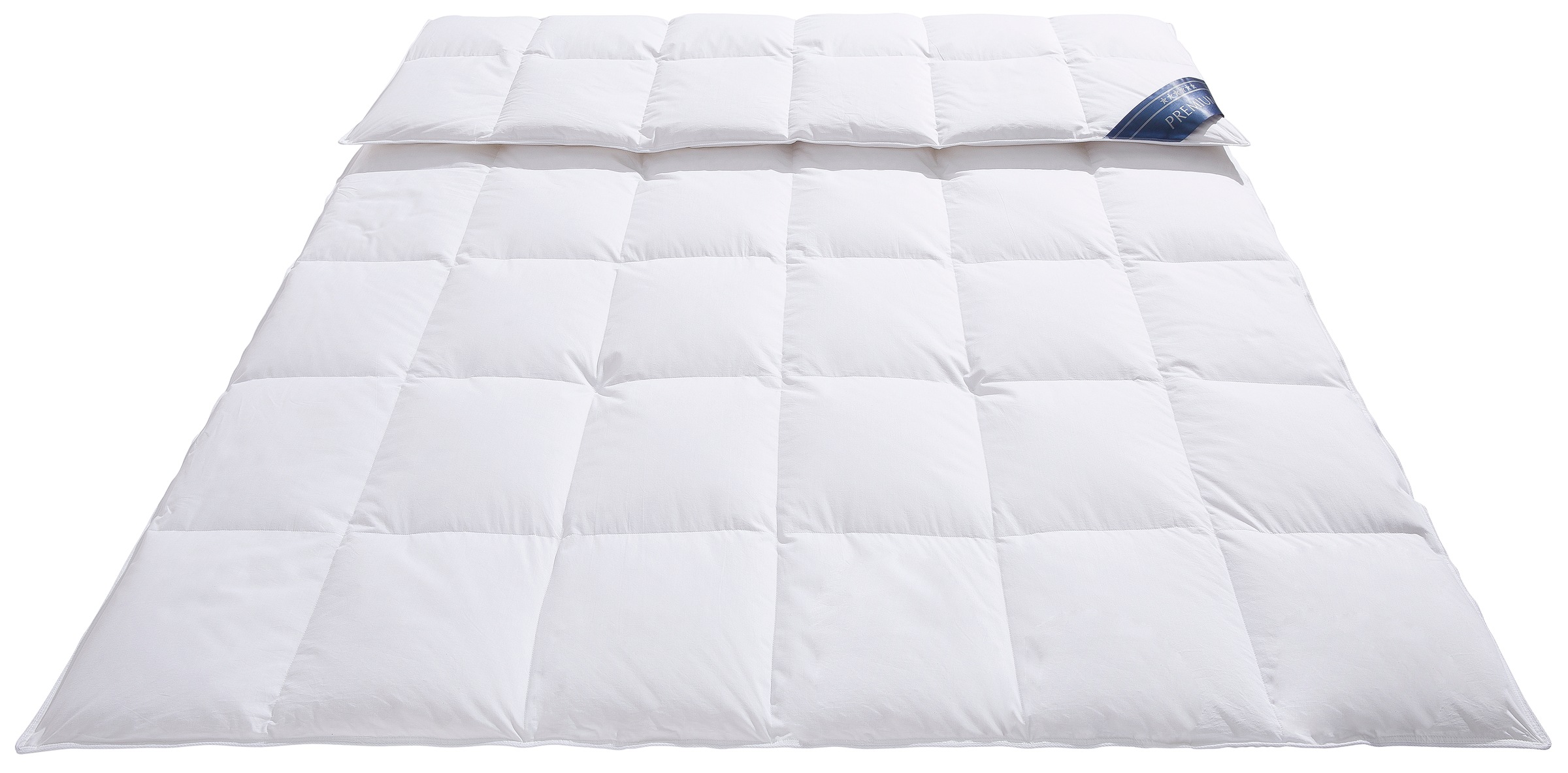 Thumbnail - Otto Keller Gänsedaunenbettdecke + Kopfkissen "Bella, Bettwaren-Set in 135x200 oder 155x220 cm, Sommer oder Winter" Bett...