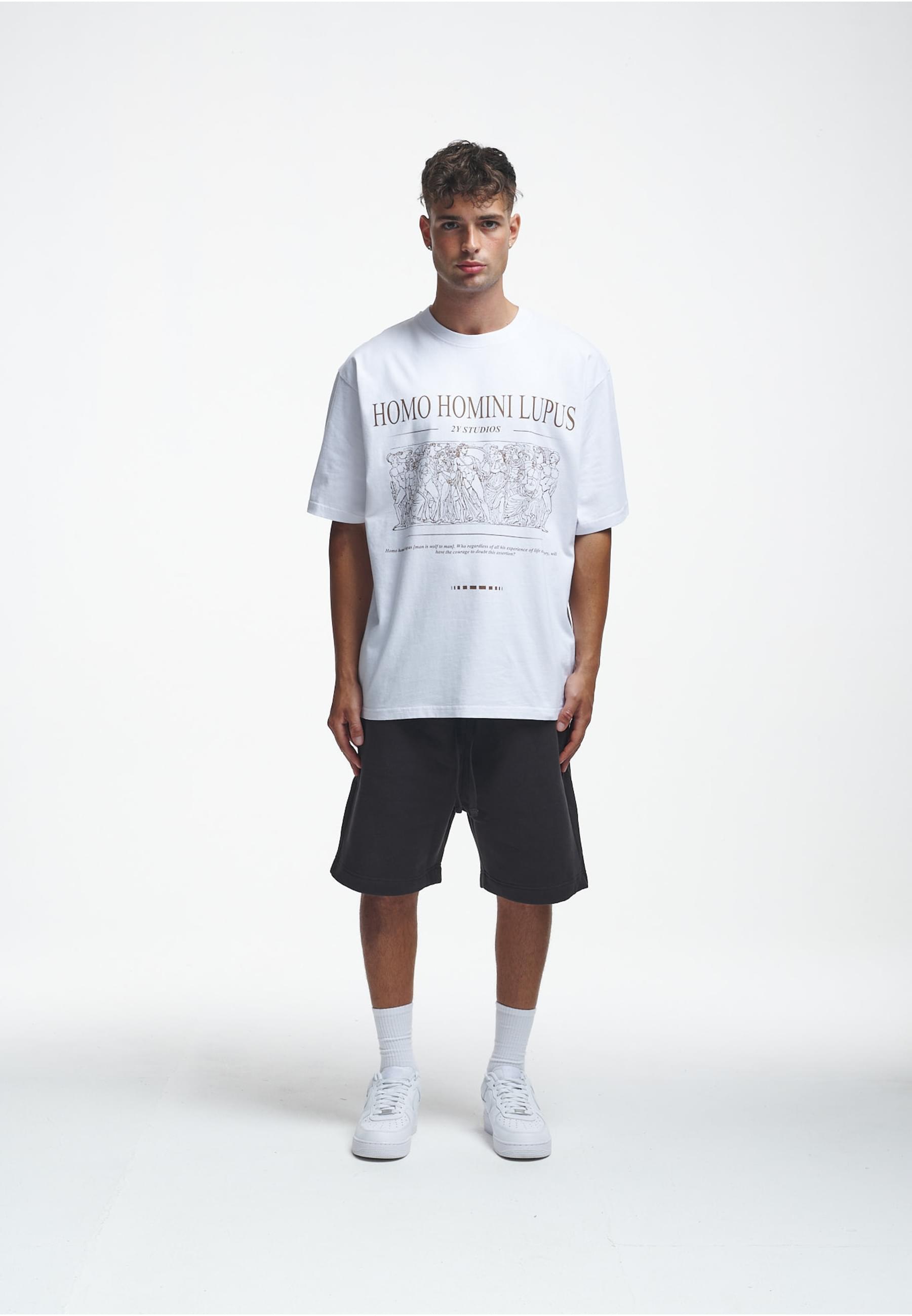 2Y Studios T-Shirt »2Y Studios Herren 2Y Homini Oversize Tee«, (1 tlg.)