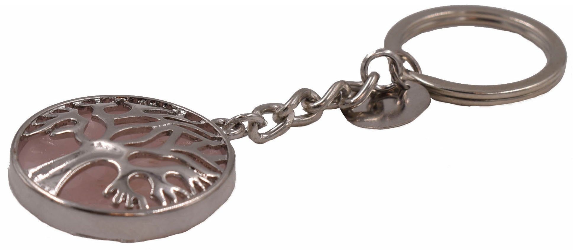 Firetti Schlüsselanhänger »Schmuck Geschenk Lebensbaum«, mit Rosenquarz, Türkis, Aventurin, Howlith oder Onyx