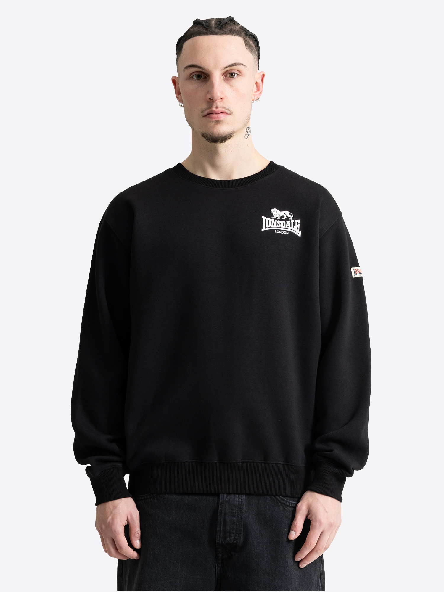 Lonsdale Sweatshirt »HAIGHTON«, aus Baumwolle und Polyester, erhältlich in den Größen S bis XXXL
