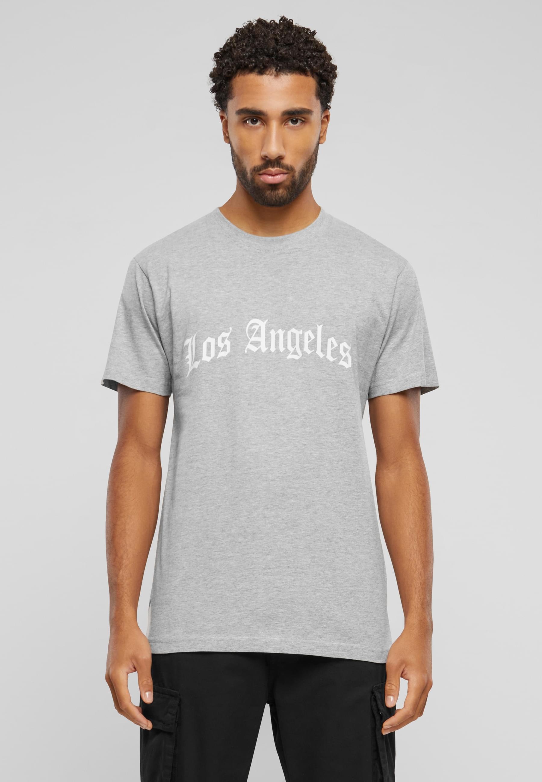 MisterTee T-Shirt »MisterTee Herren Los Angeles Wording Tee«, (1 tlg.)
