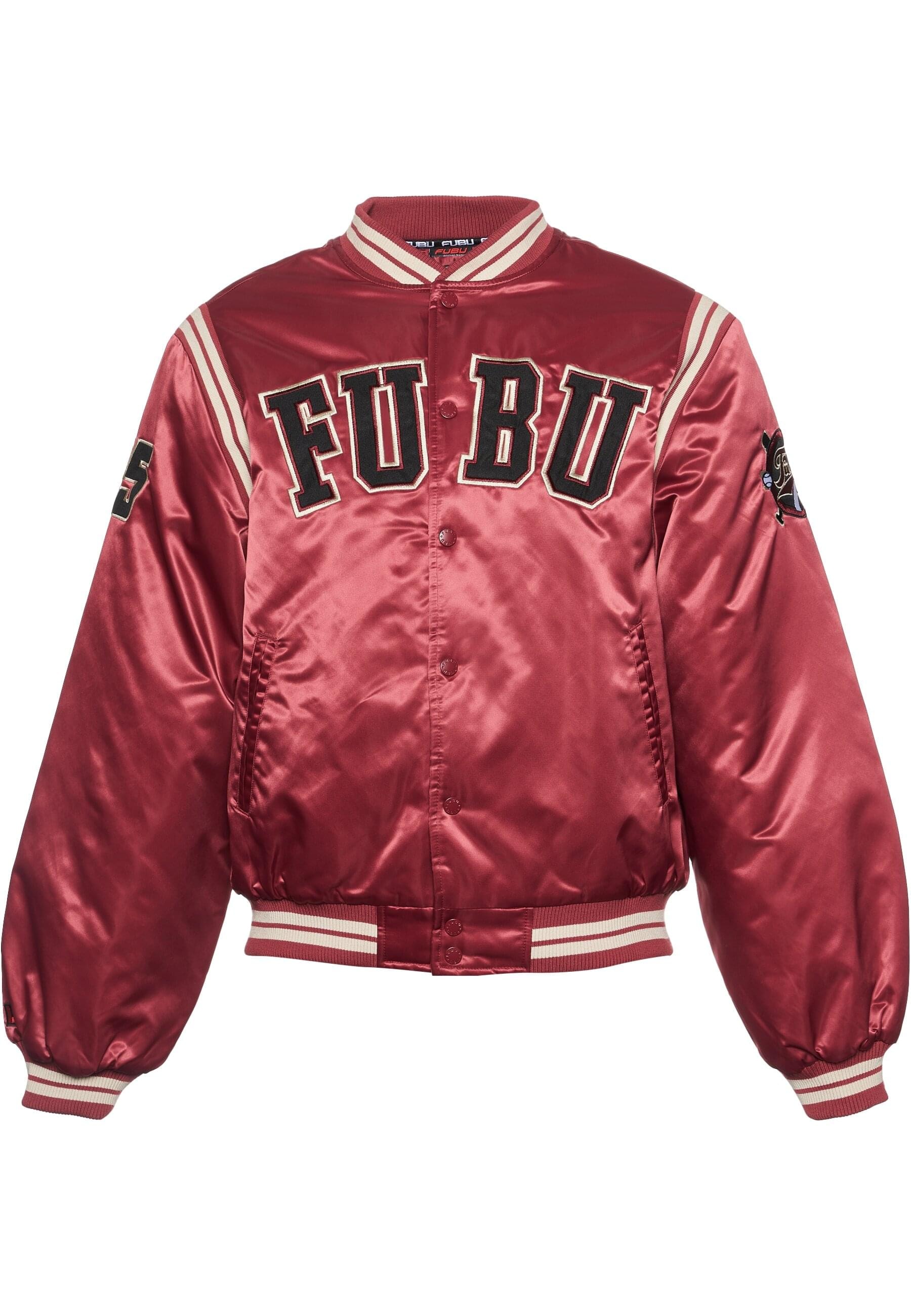 Fubu Collegejacke »Fubu Herren FM233-001-2 FUBU College Satin Varsity Jacket«, (1 St.), ohne Kapuze