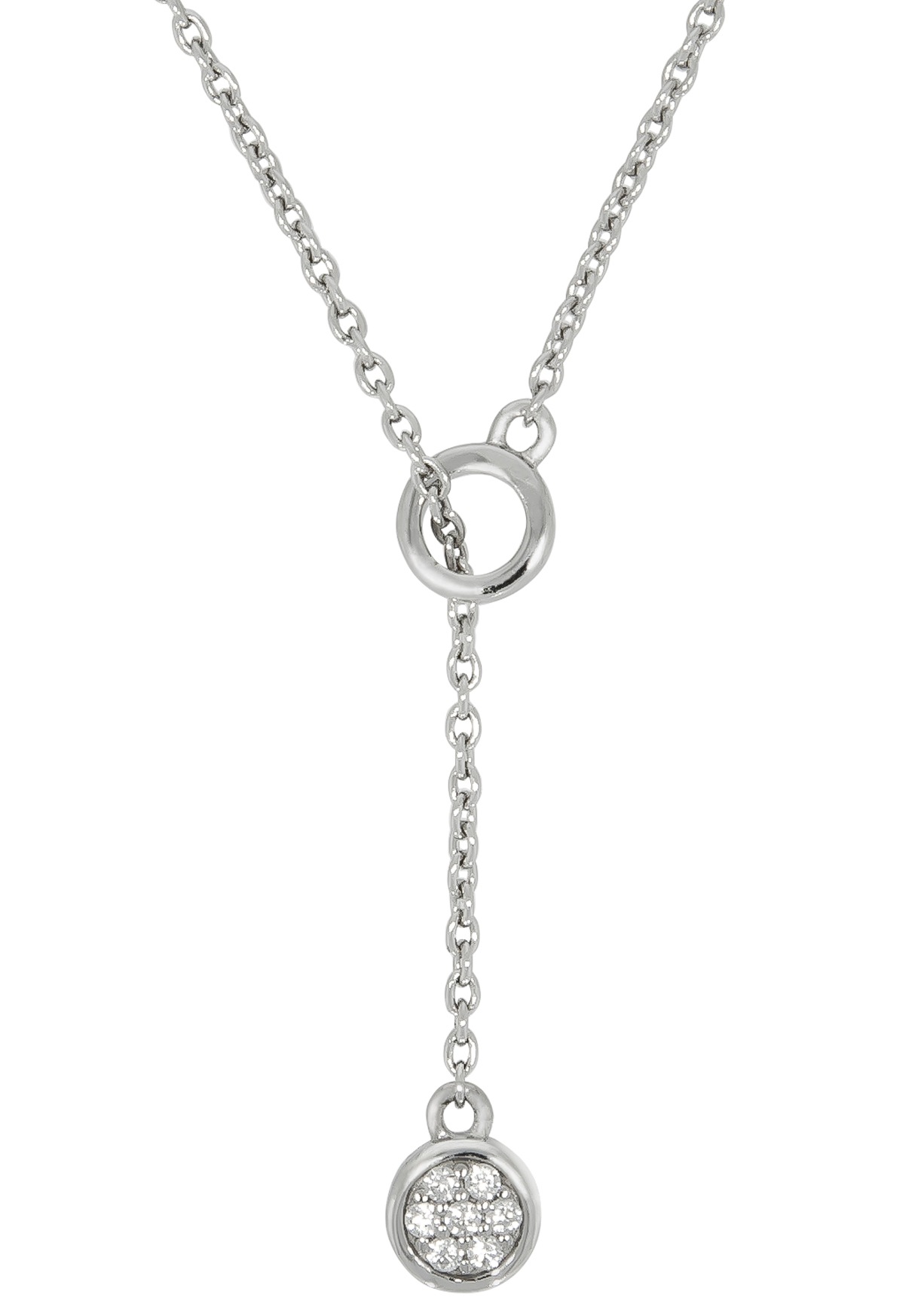 Firetti Y-Kette »variables Design glänzend rhodiniert« mit Zirkonia